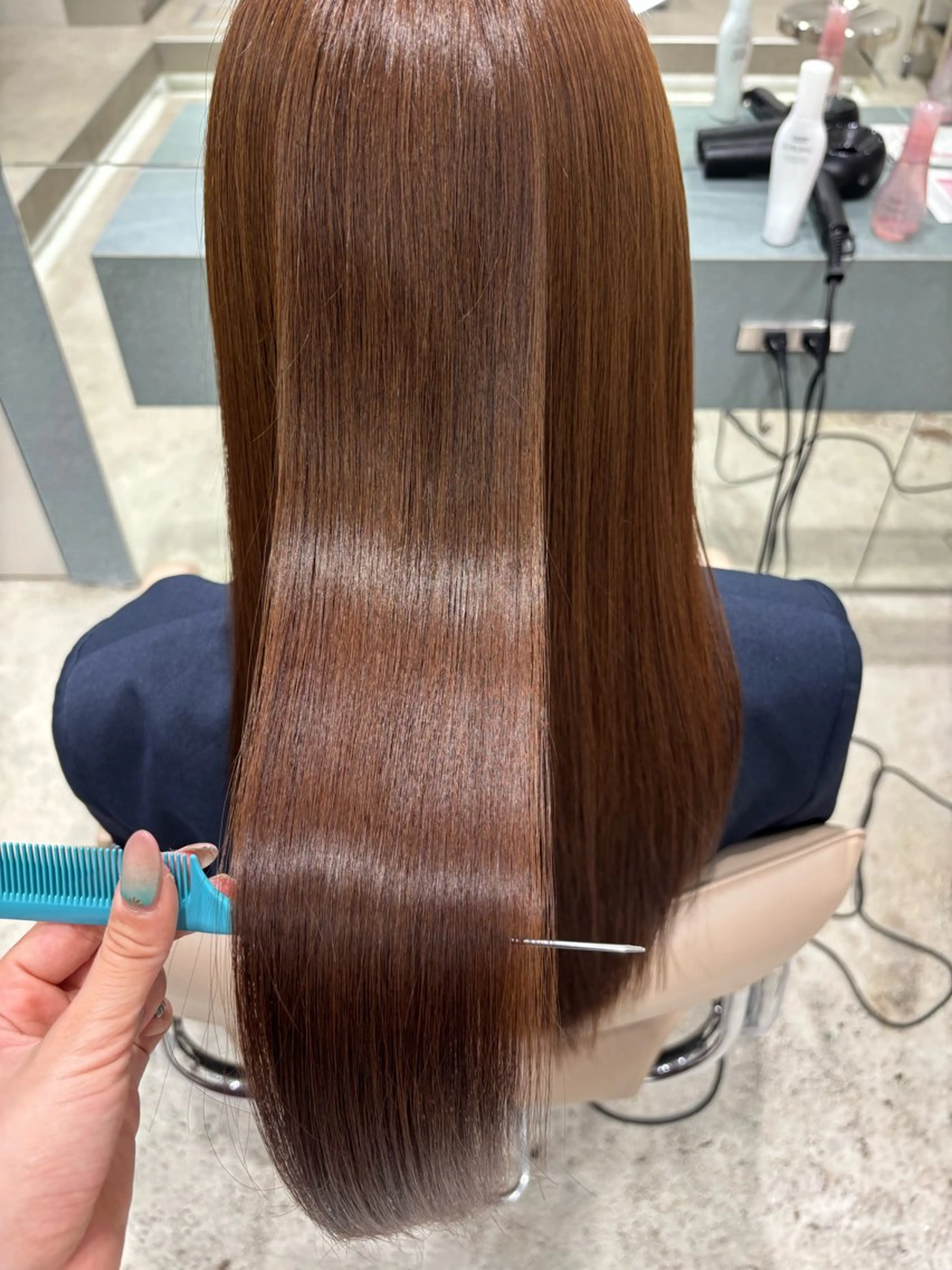 ロング ヘアカラー トリートメント HAVANA MIZUKIのヘアスタイル