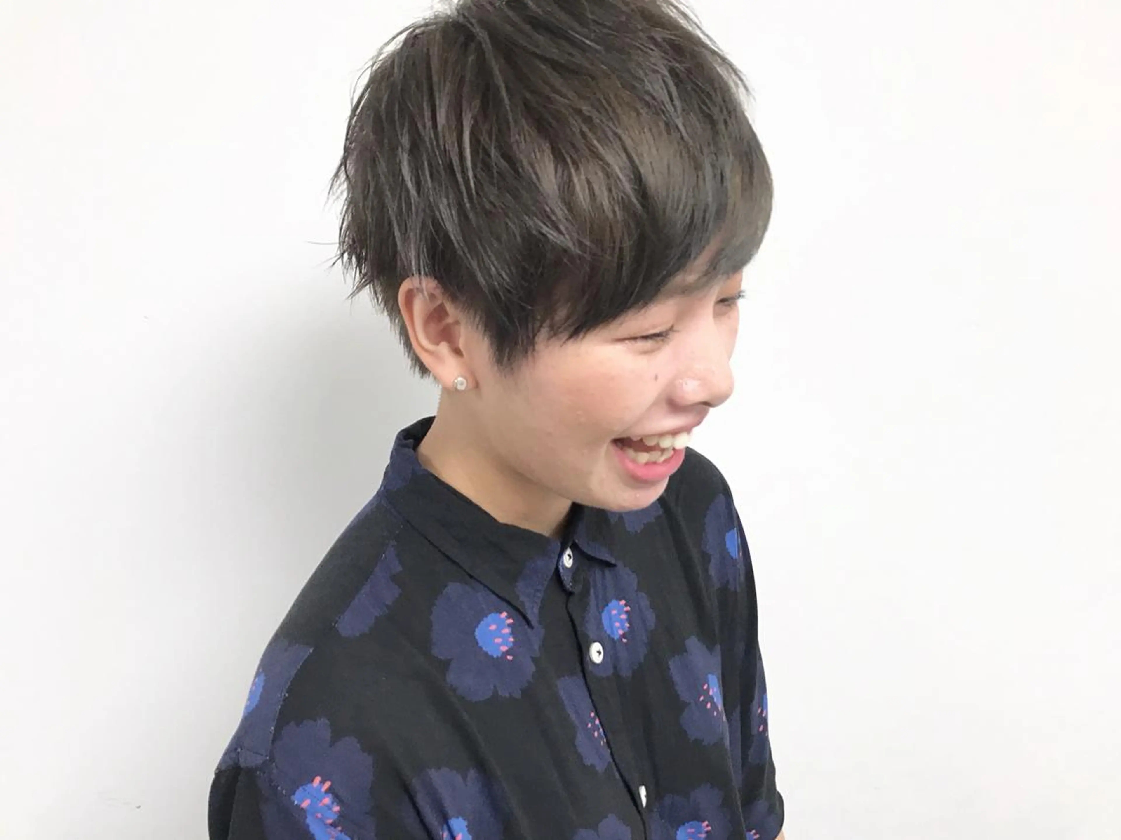 ショート カラー ベリーショート ショートヘア ヘアカラー トリートメント MAIKO 【中崎・茶屋町】のヘアスタイル