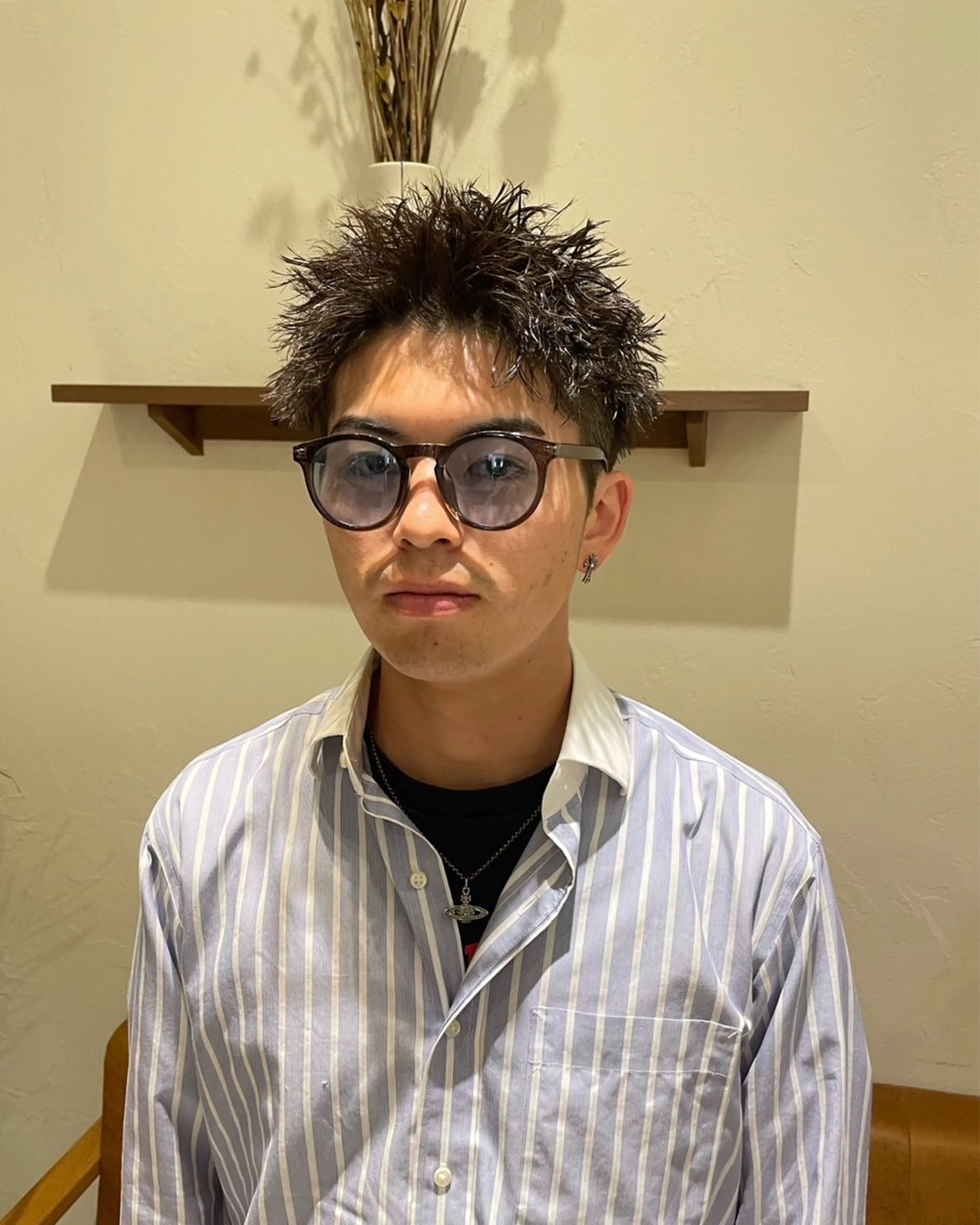 ❄️《メンズ限定クーポン》⭐️カット+ワンカラー+5分ヘッドスパの写真