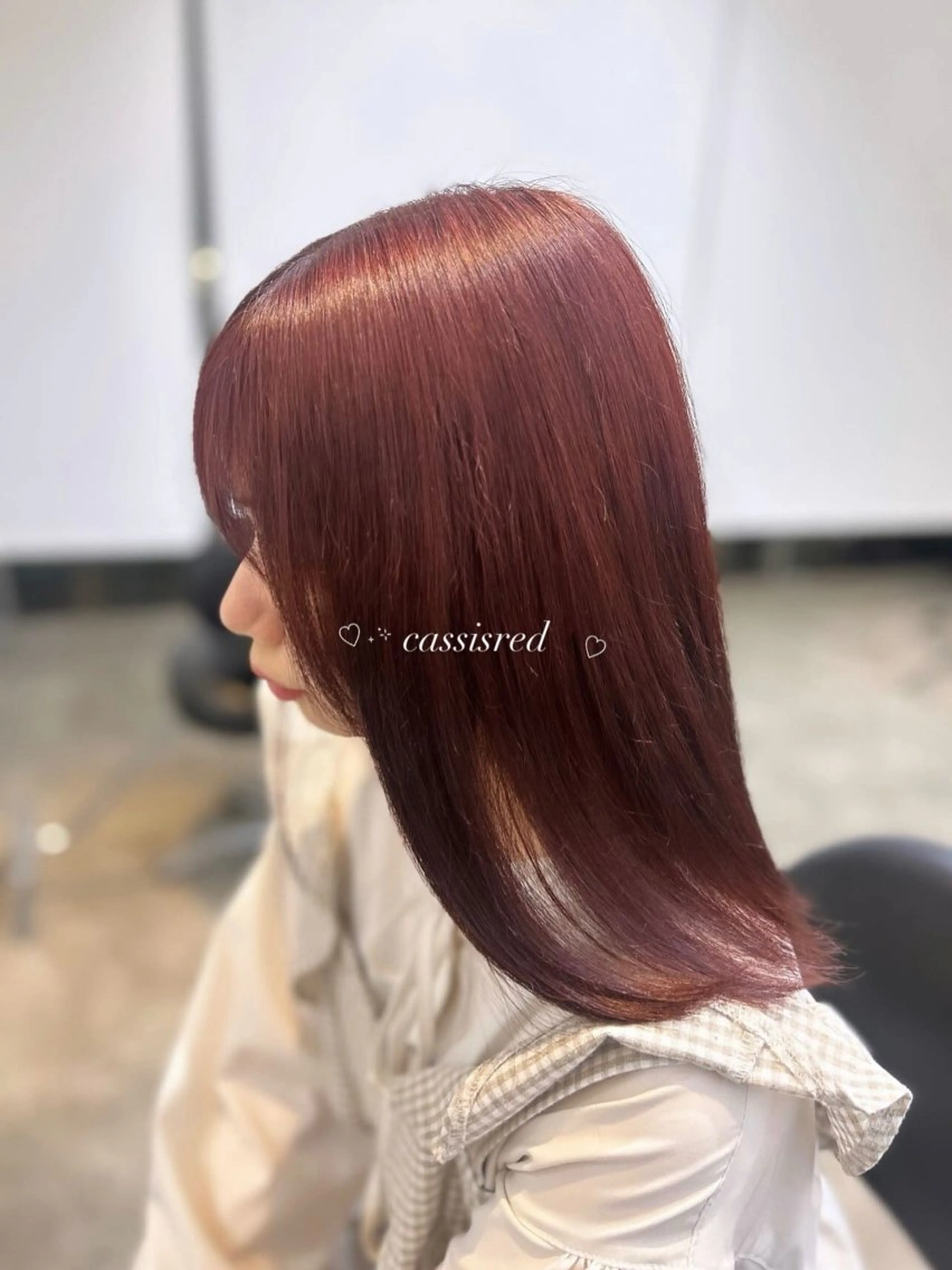 カラー ヘアカラー 透明感カラー୨୧ 松山理桜🩰˖ ࣪⊹のヘアスタイル