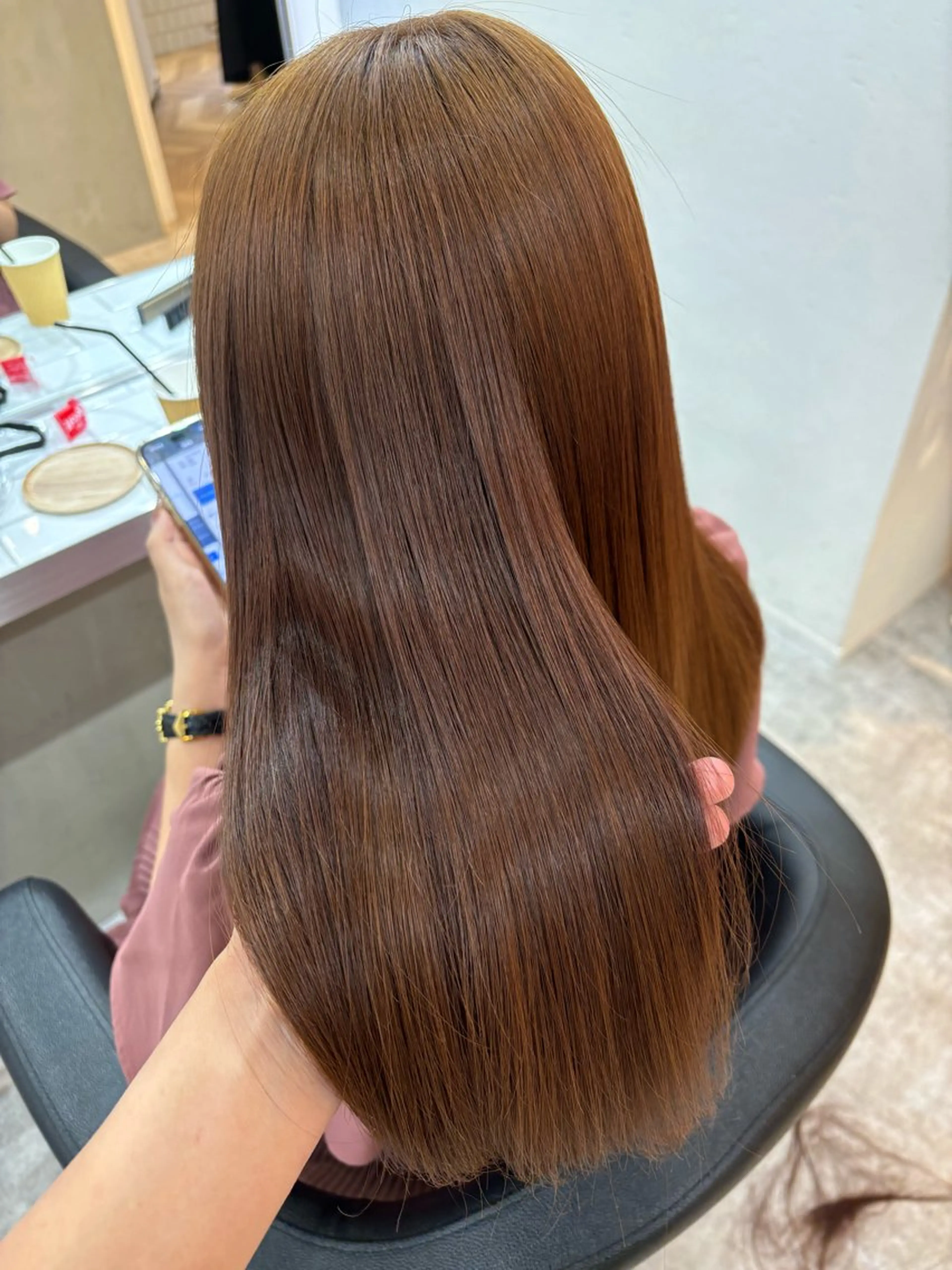 ロング カラー Ｖｉｏｔ  銀座 樋口 桃佳のヘアスタイル