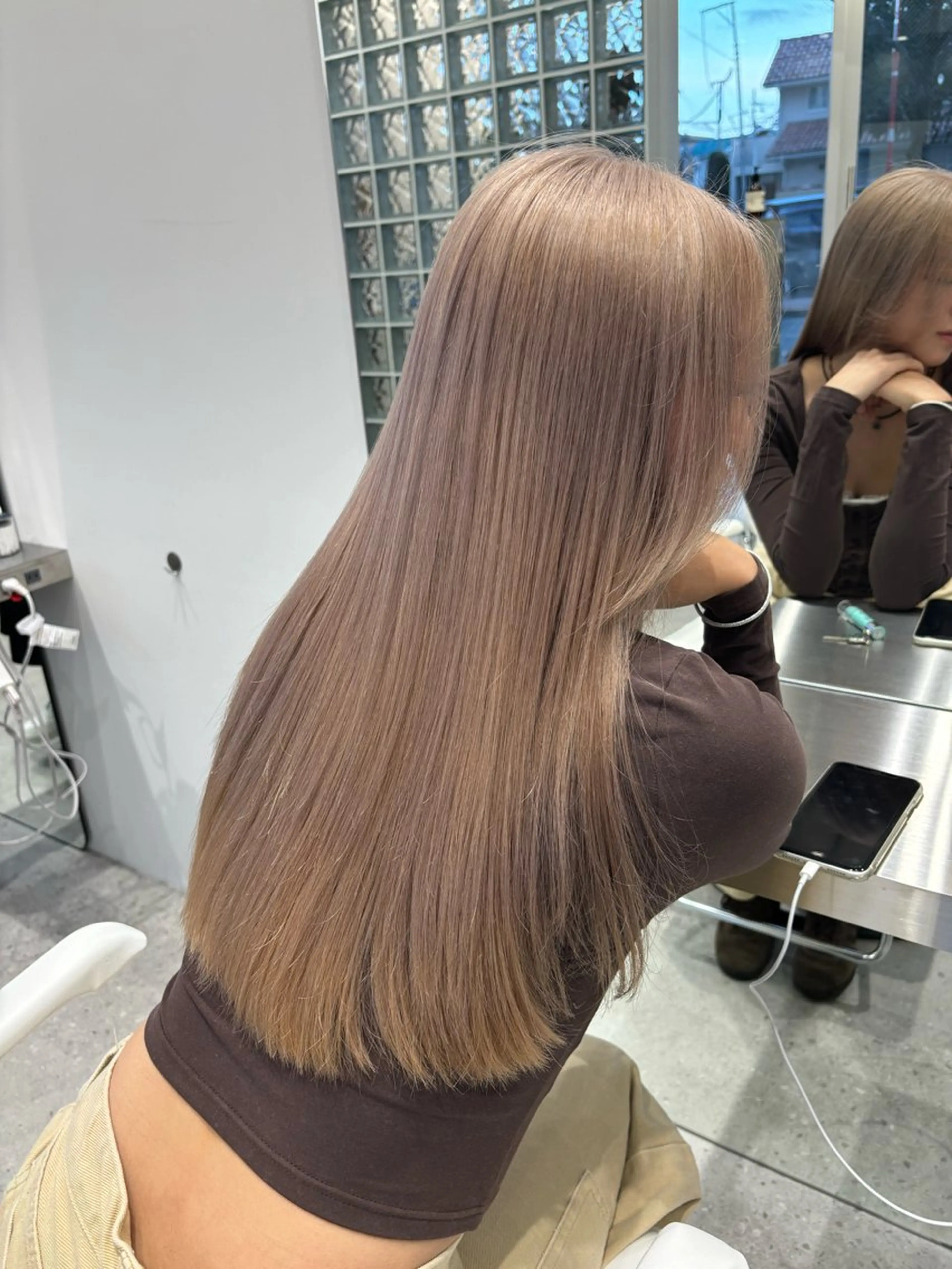 ロング ヘアカラー トリートメント 無料カット募集中🌷 ちひり𓂃𓈒♡‪のヘアスタイル