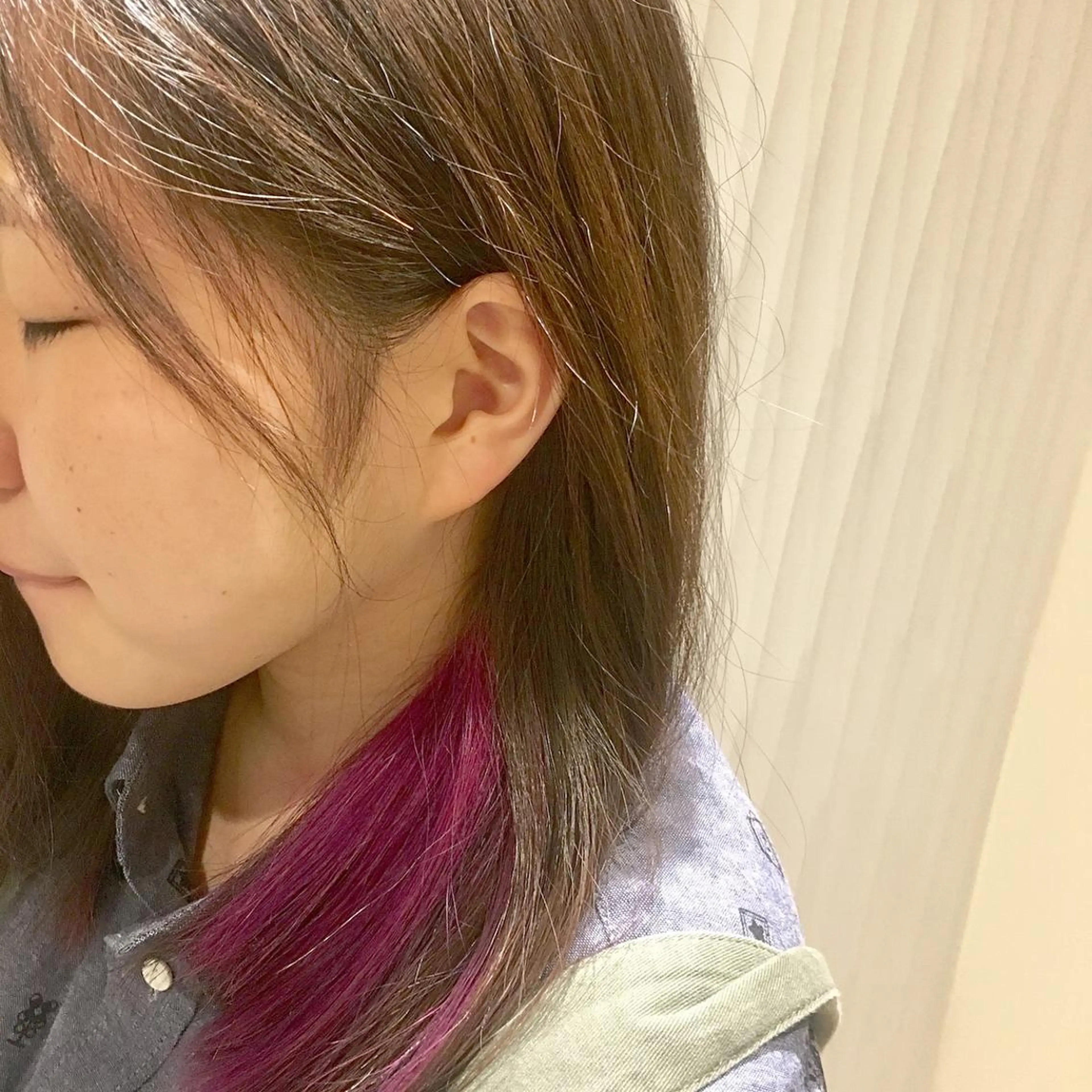 ミディアム 大倉 未波のヘアスタイル