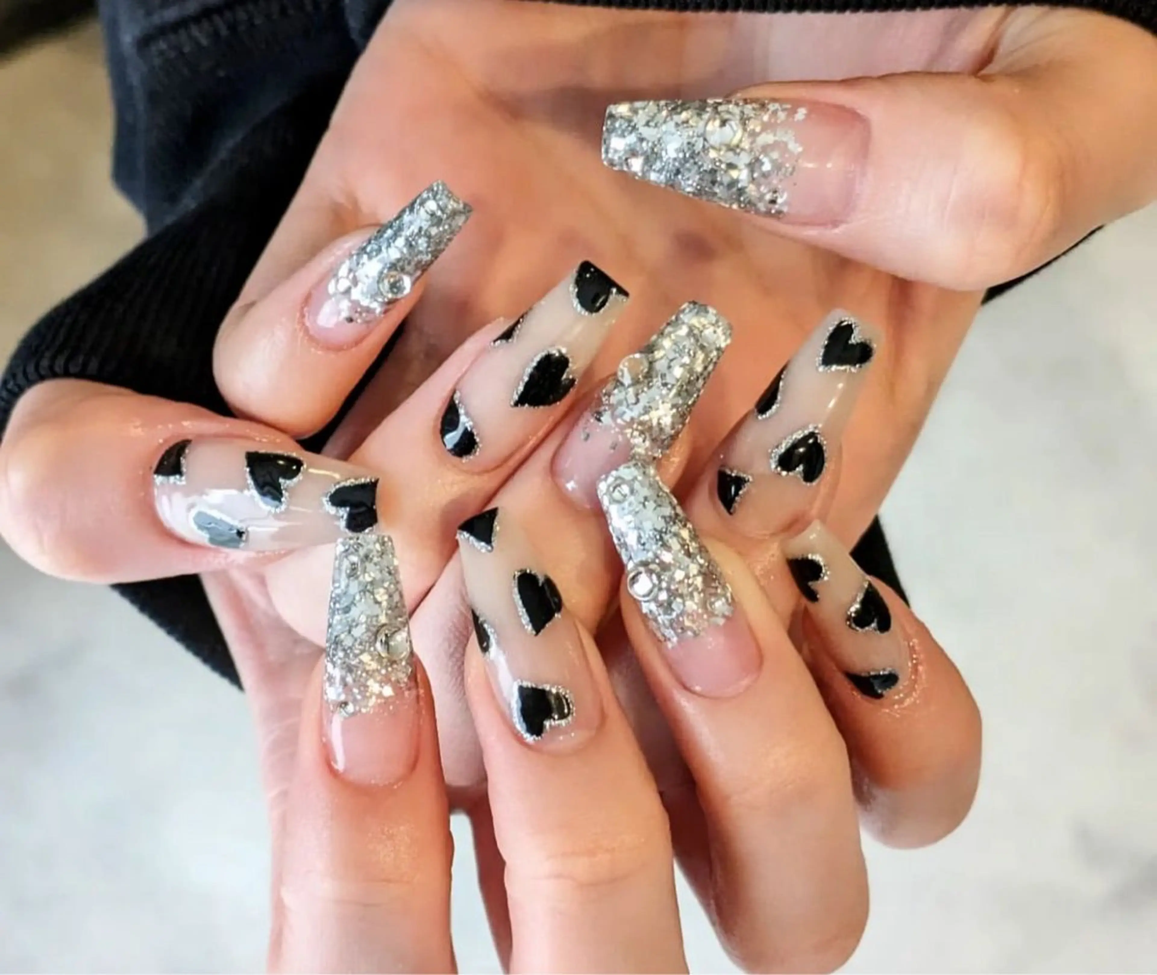 ネイル ETERNA Nail 銀座店【パラジェル/フィルイン/チップ長さだし/マグネット/ニュアンス】所属・ア カリのネイルデザイン