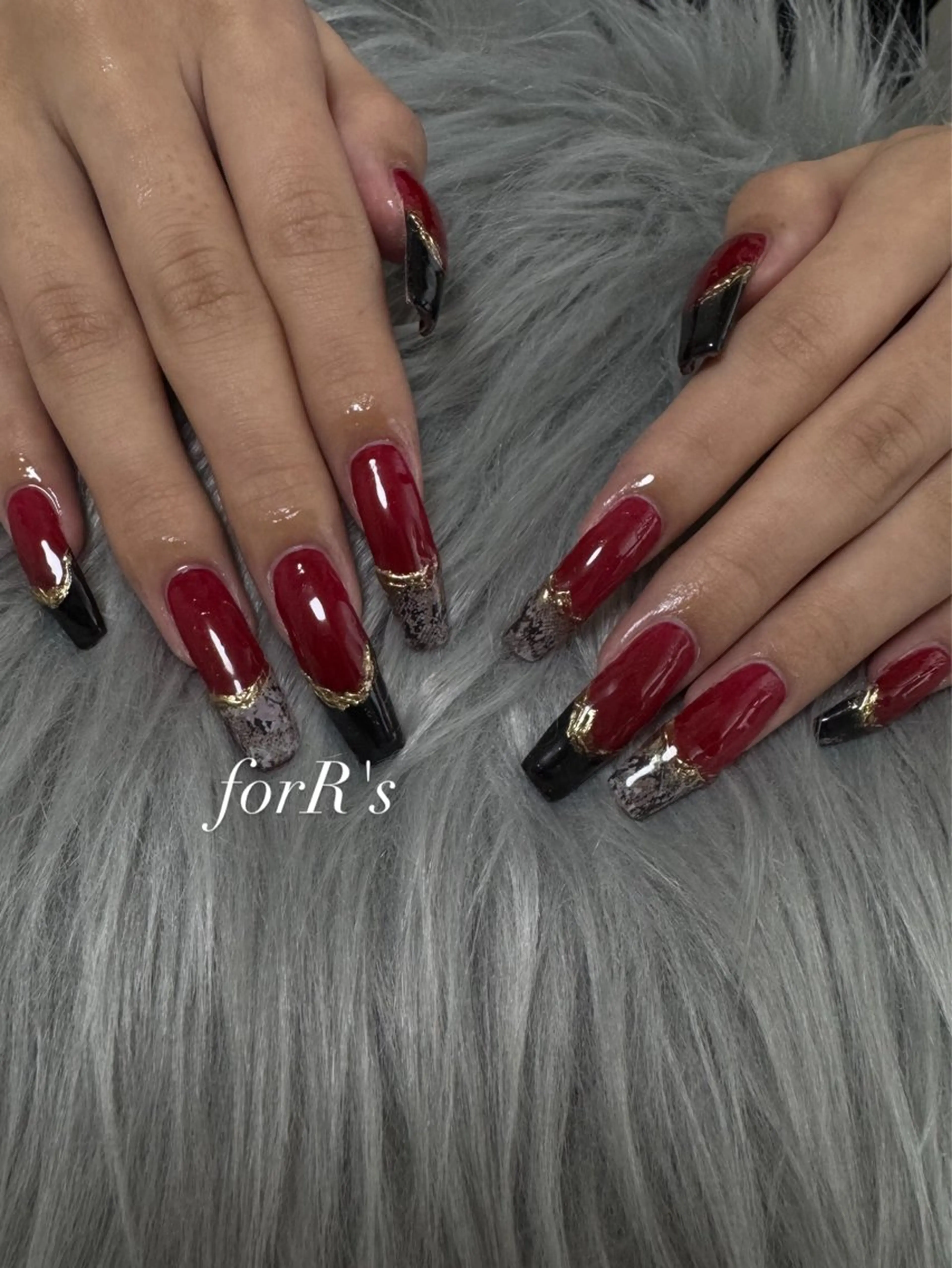 ロング forR's AIKAのネイルデザイン