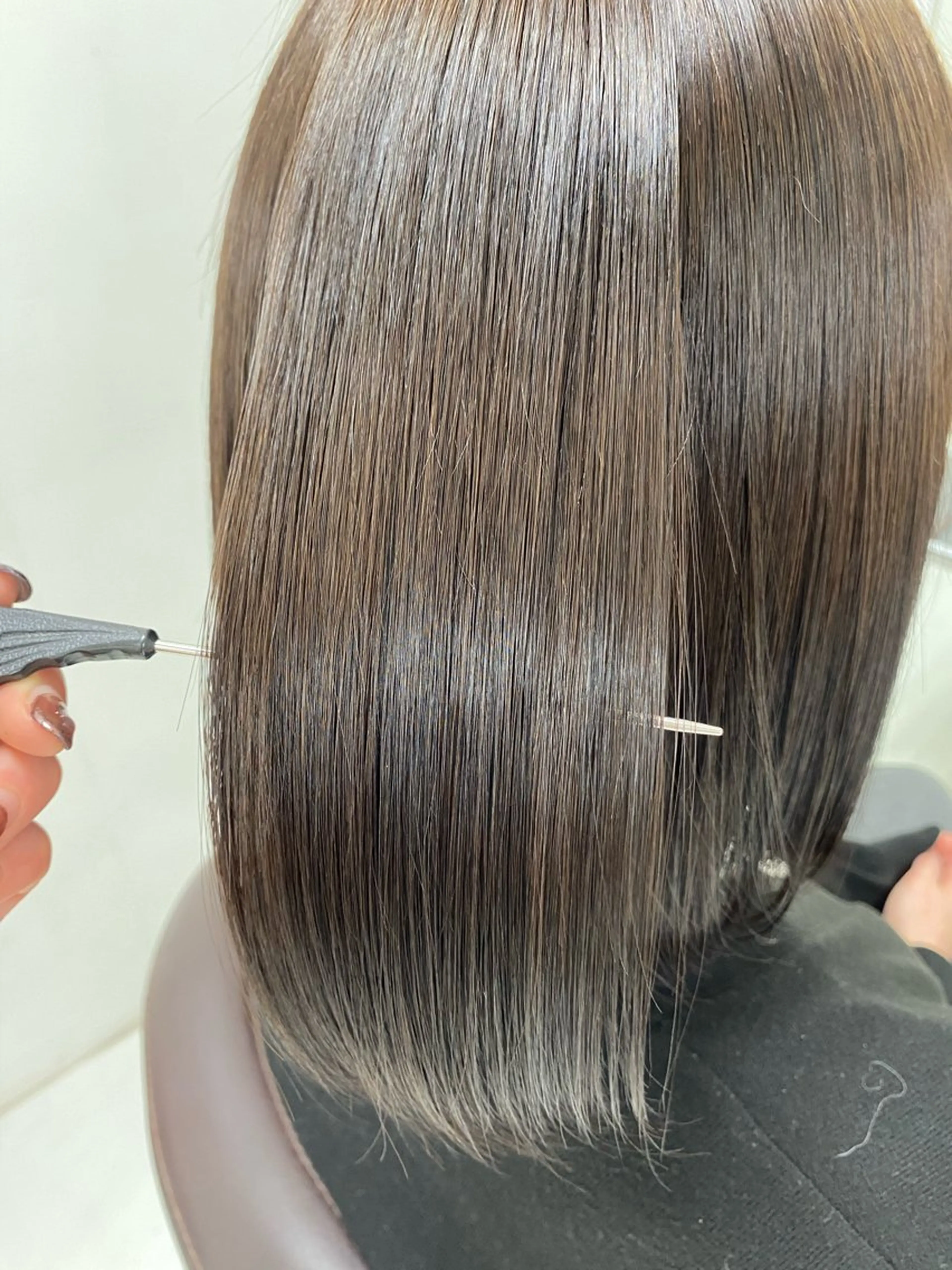 ミディアム 縮毛矯正 さいとう あやかのヘアスタイル