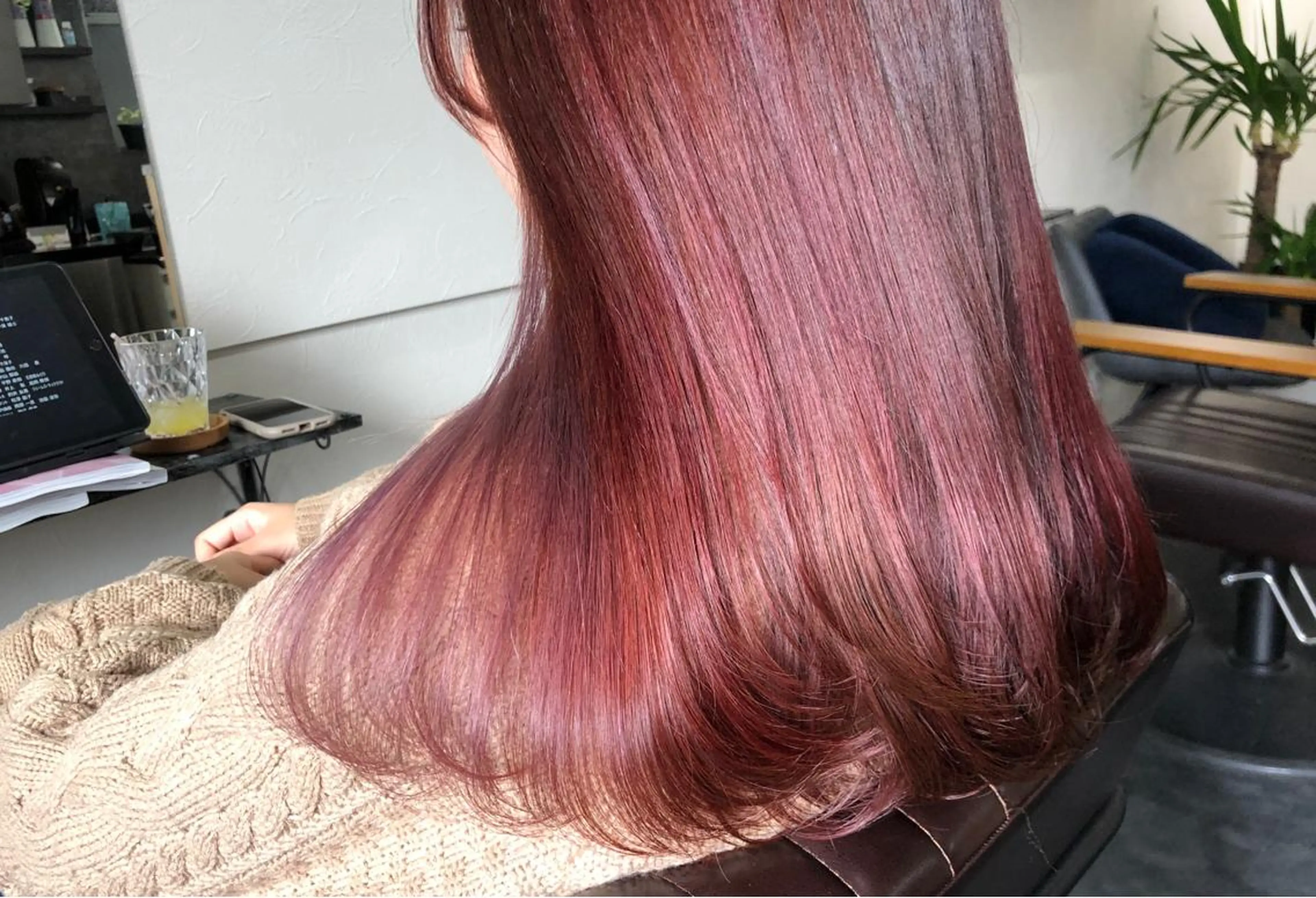 ロング カラー インナーカラー ピンクカラー ホワイトピンク ヘアカラー トリートメント wavi hair所属・後藤 ユウキ/髪質改善🫧のヘアスタイル