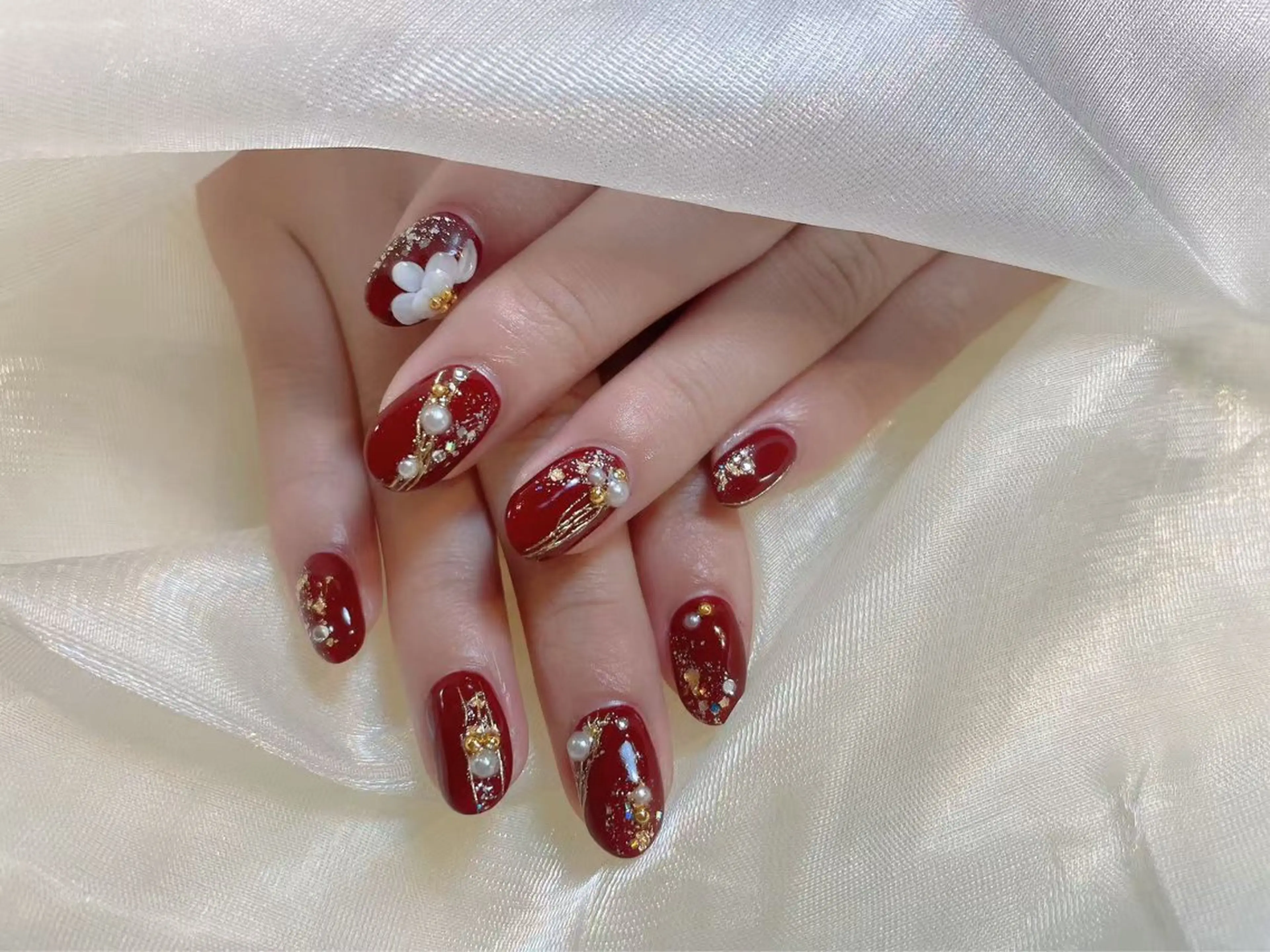 ネイル 成人式 Gloss nail 💅yuna✨のネイルデザイン