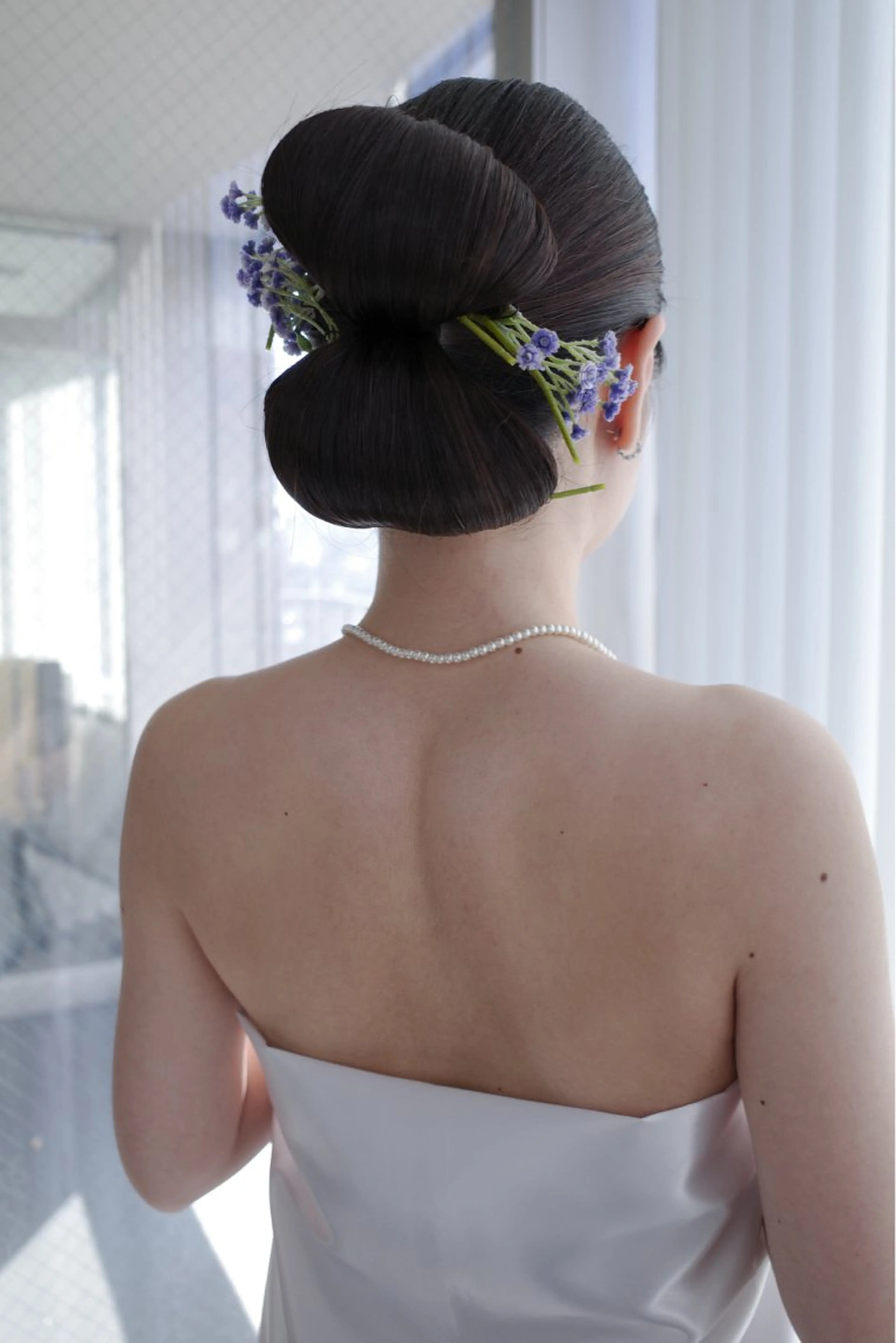 ロング ヘアアレンジ tukka soin KOBE所属・NAGI ヘアメイクのヘアスタイル