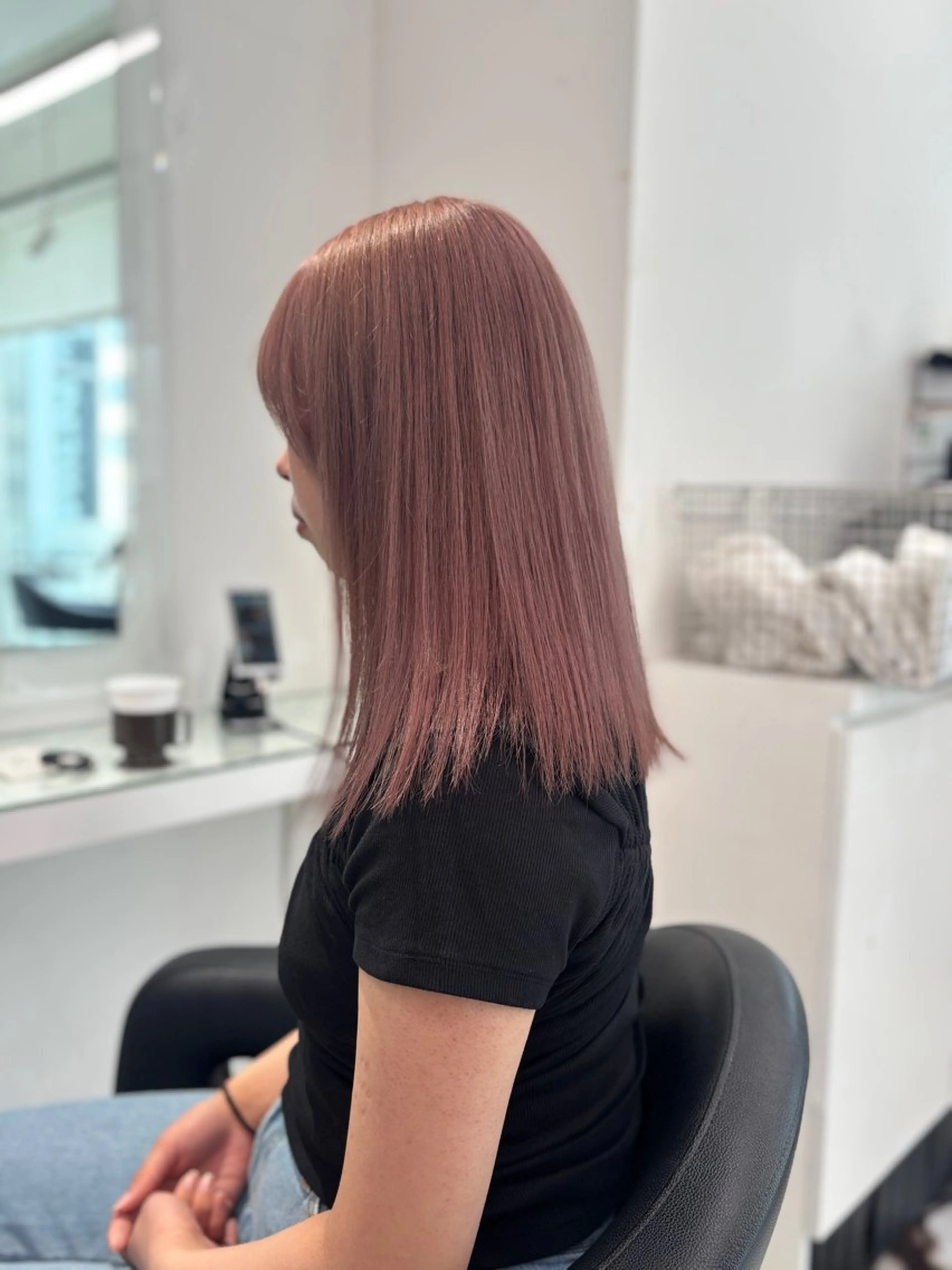 ロング カラー ヘアカラー トリートメント 💖ミルクティー💖 あかり💖のヘアスタイル