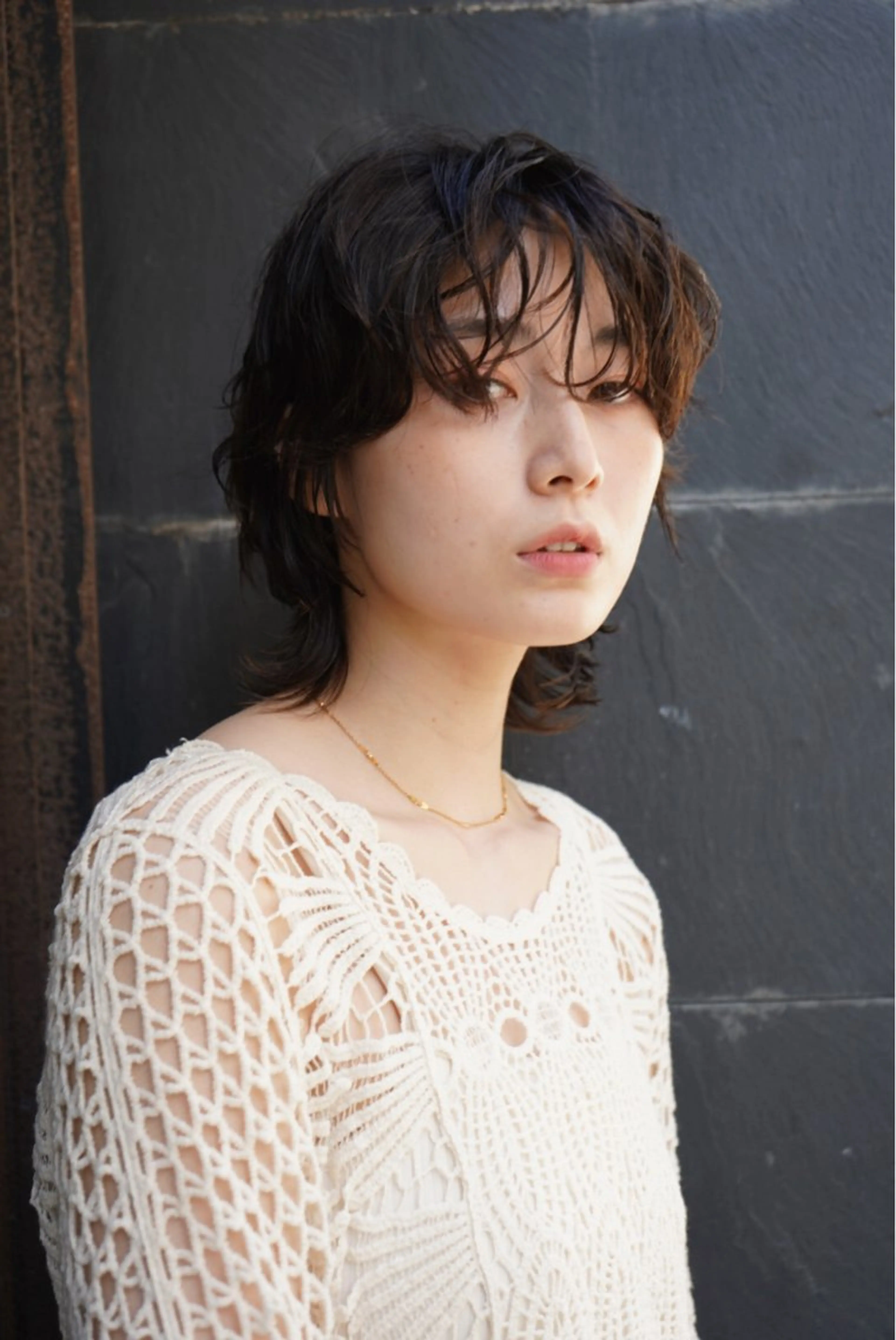 ショート パーマ THE DAY所属・AKI HASHIMOTOのヘアスタイル