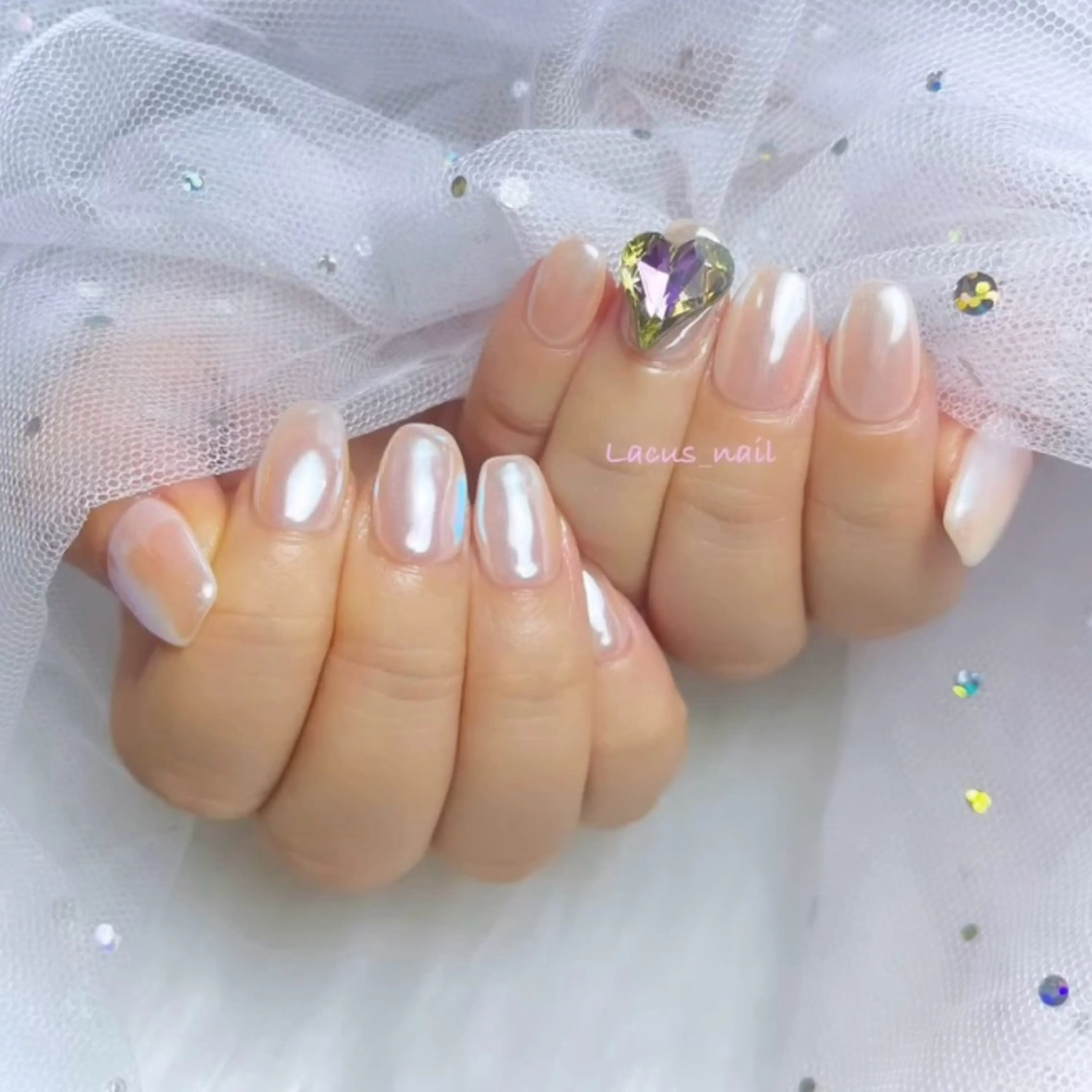 ネイル ジェルネイル シンプルネイル Nail Salon Lacusのネイルデザイン