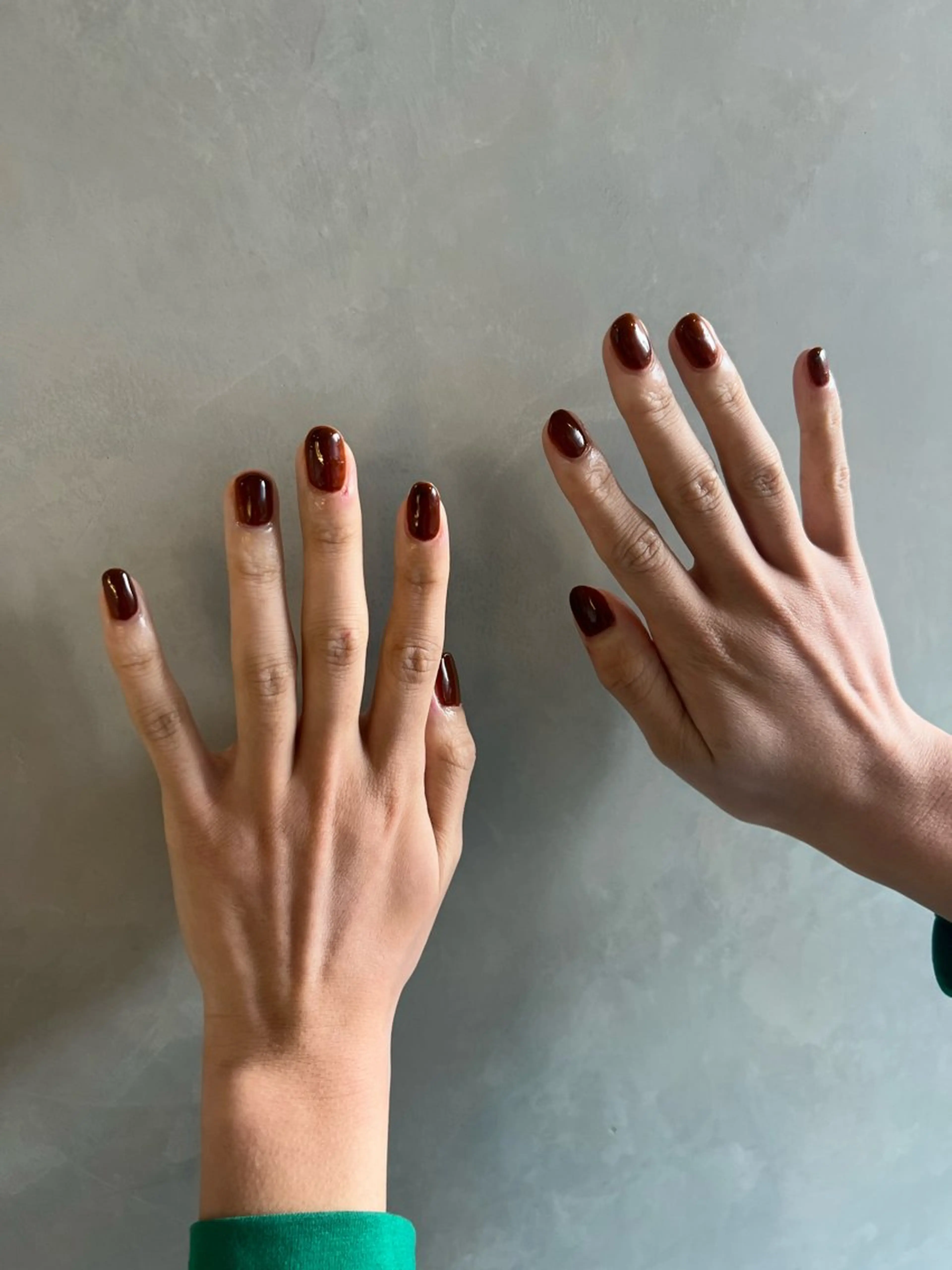 ネイル ブラウン Nﾟdeseo✂︎ HARUKAのヘアスタイル