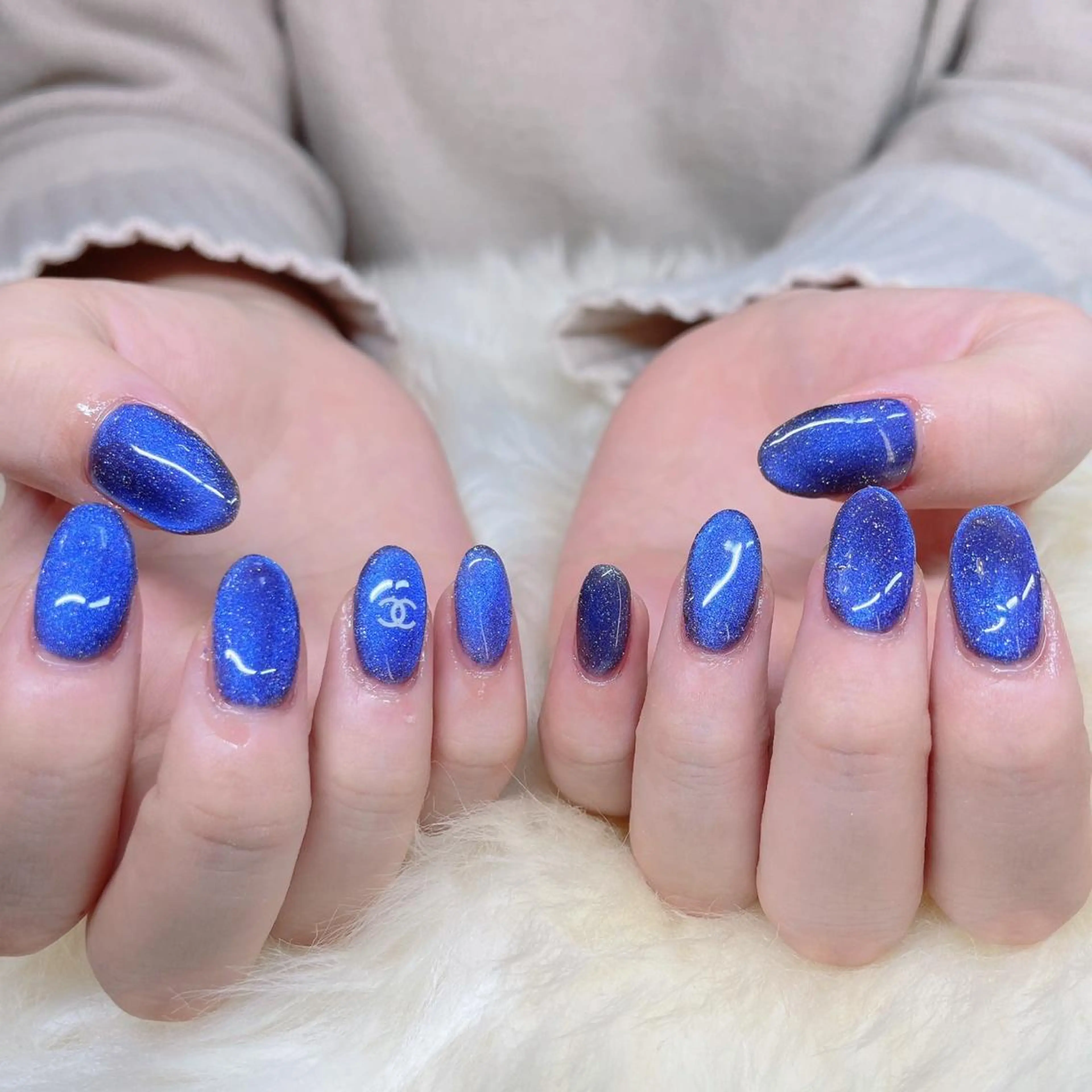 ミディアム 💜MIYA nail川崎店のネイルデザイン