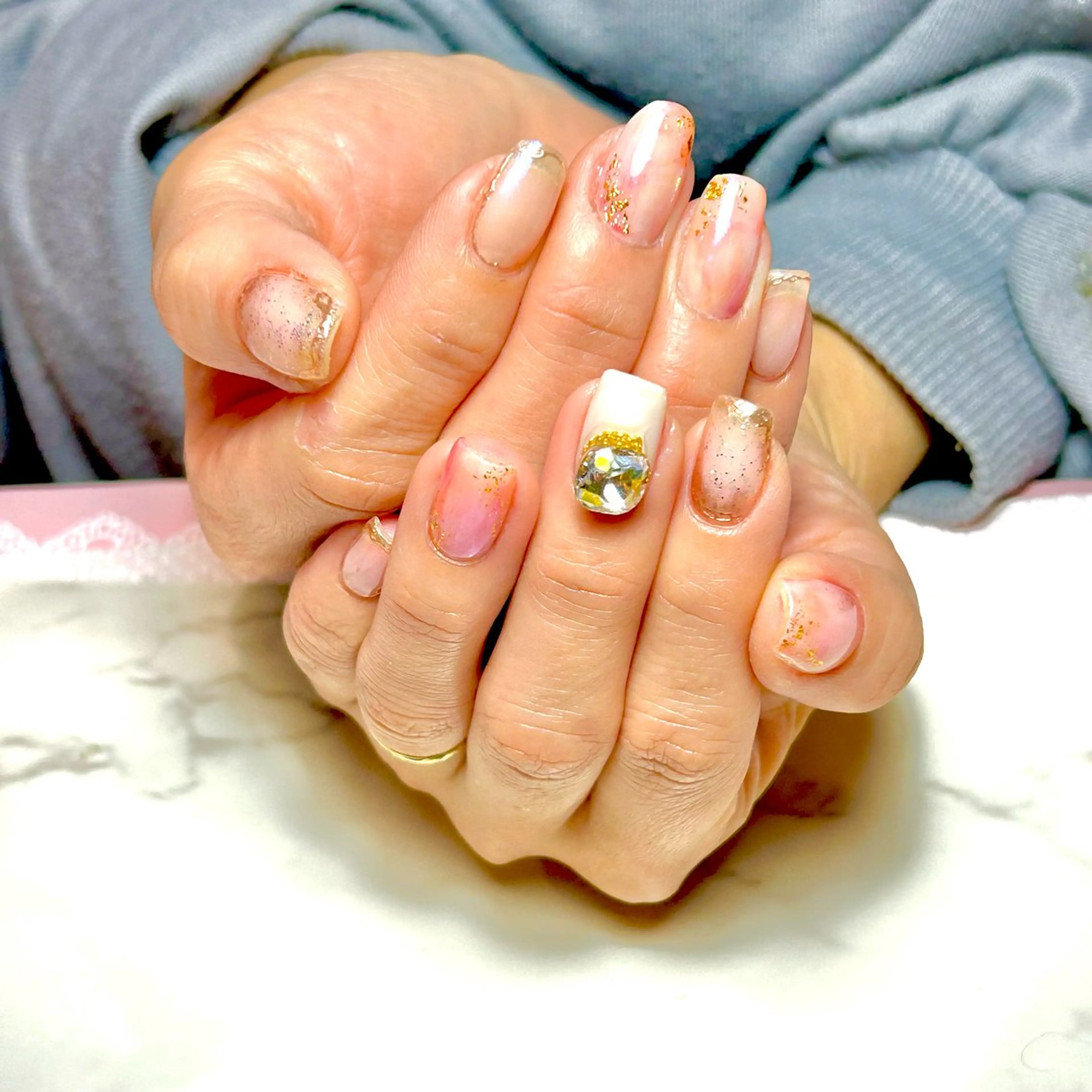 ネイル 美爪・自爪育成サロン美elu所属・美爪・自爪育成サロン 美elu(ビエル)のネイルデザイン