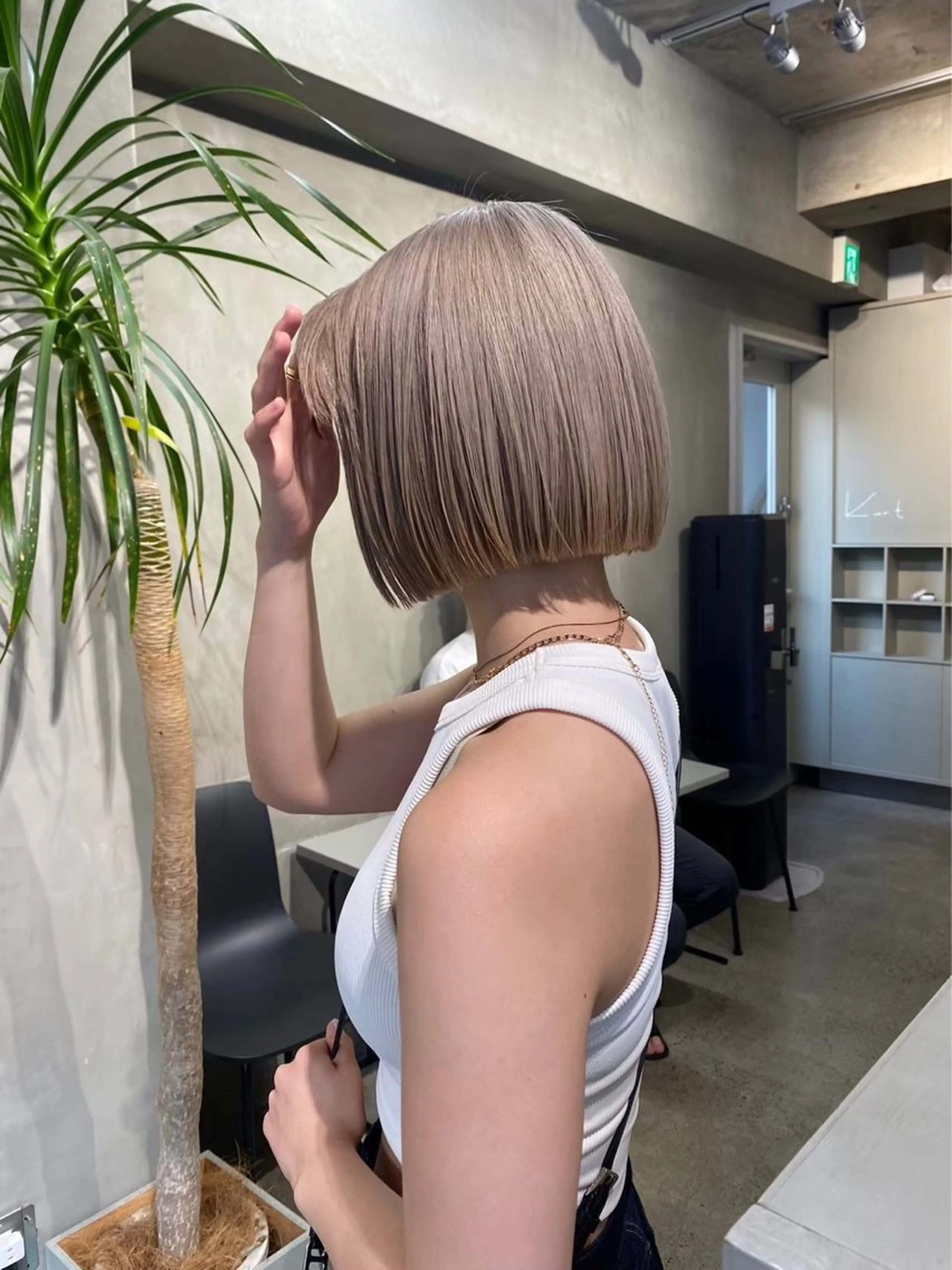 ショート パーマ 竹之内竜矢のヘアスタイル