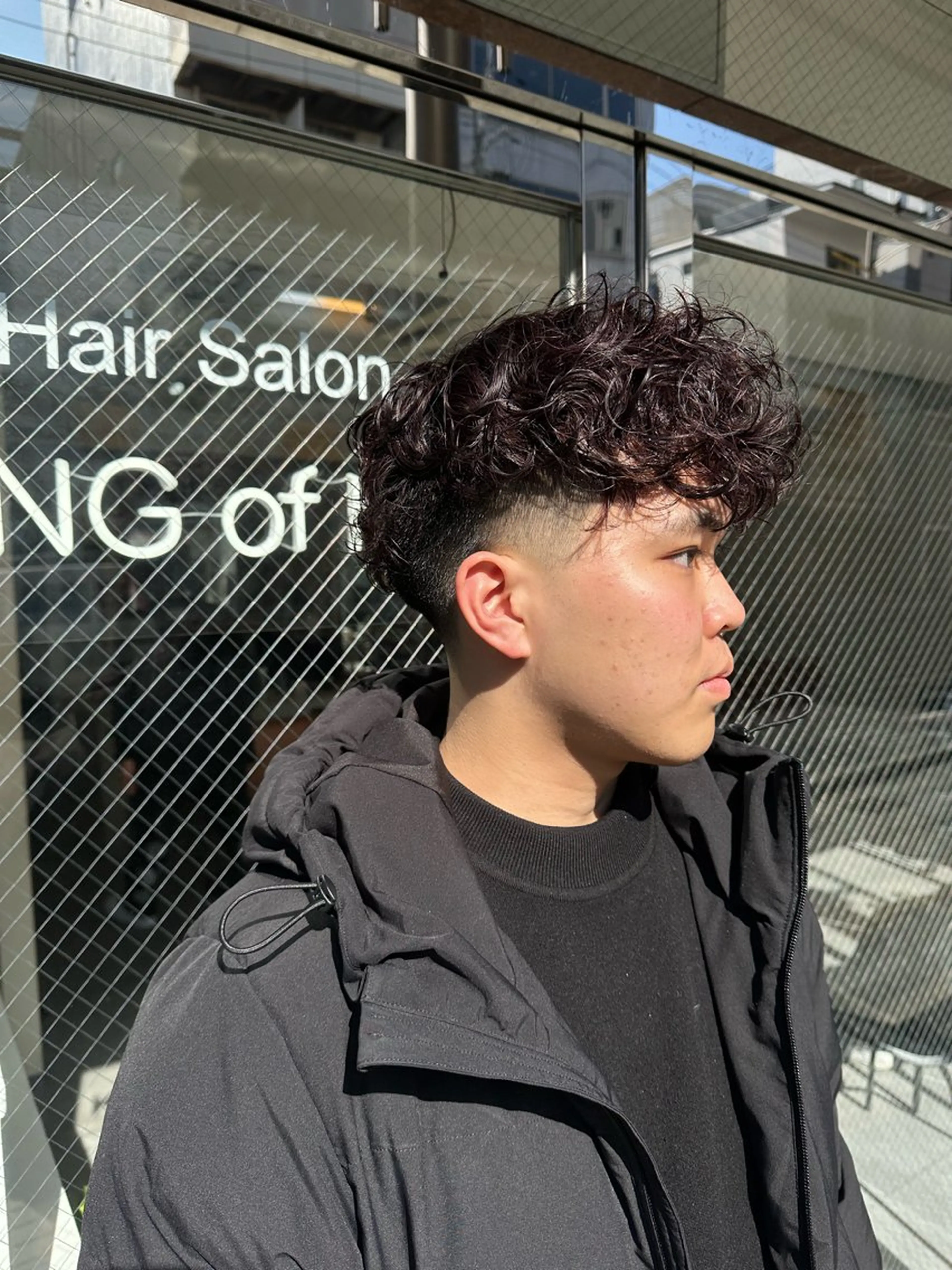 ショート パーマ メンズ スペインカール 京都駅メンズカット/ パーマ/Keigoのヘアスタイル