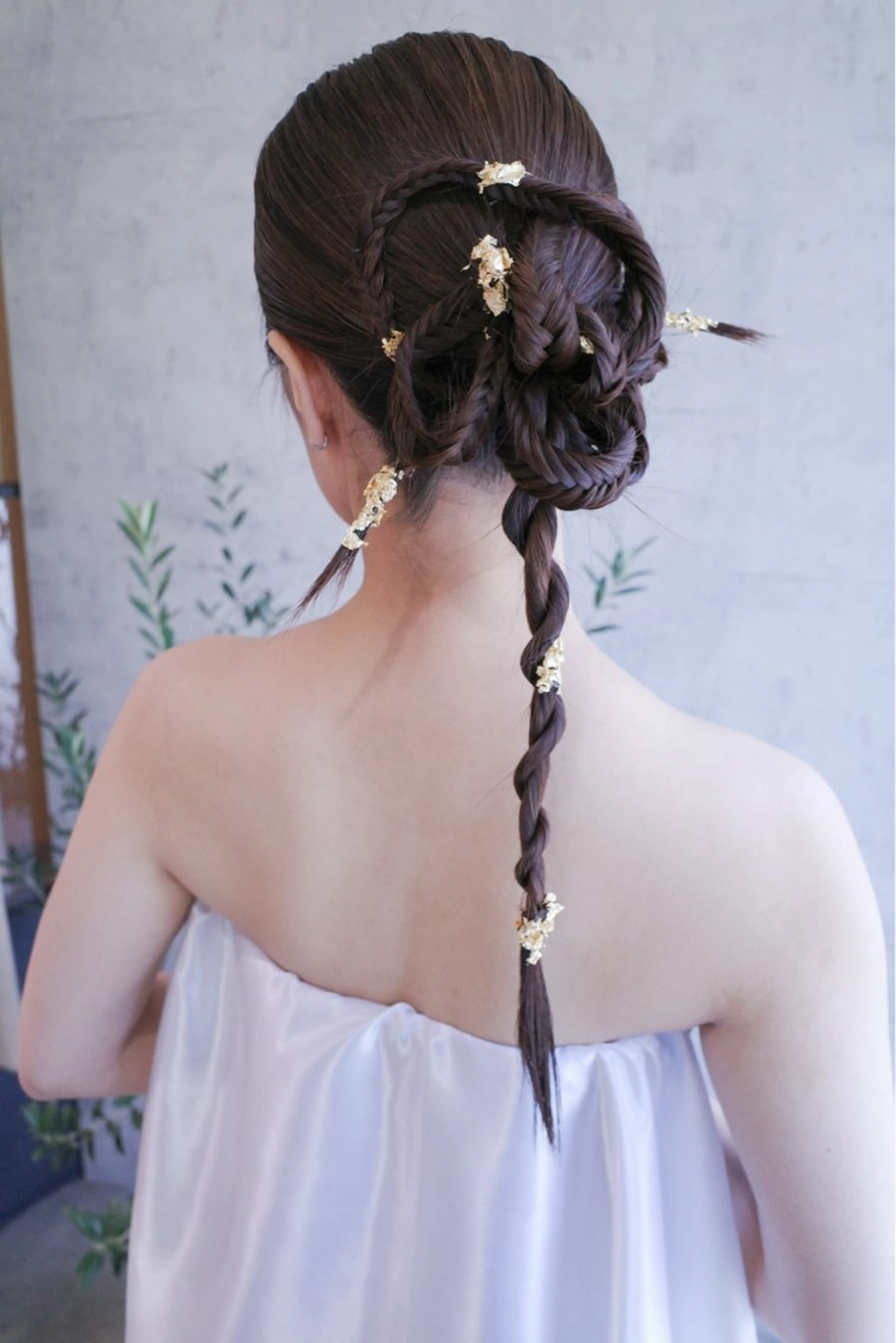 ロング ヘアアレンジ tukka soin KOBE所属・NAGI ヘアメイクのヘアスタイル