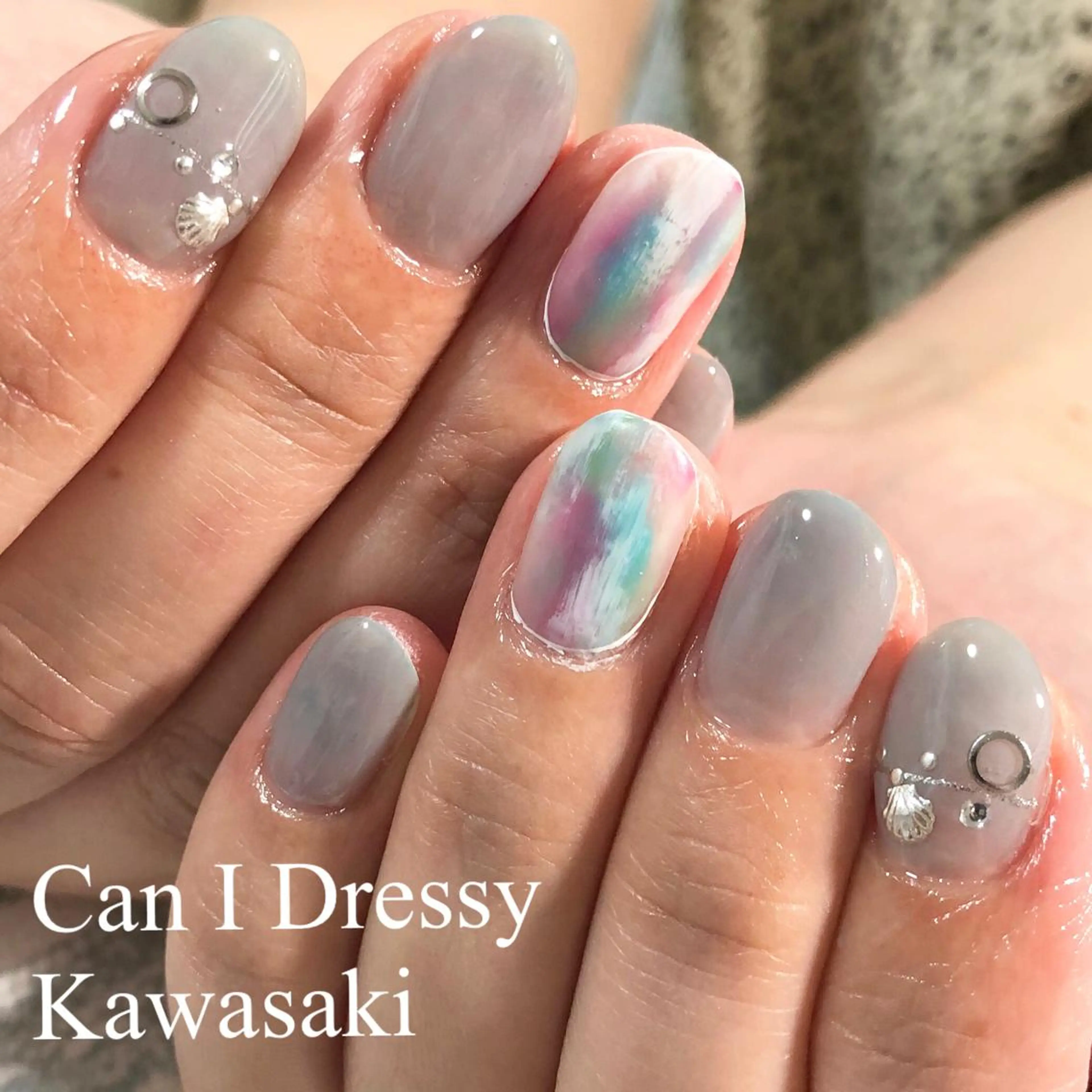 ネイル マットネイル ハンドネイル Can I 川崎店 三島 久美子のネイルデザイン