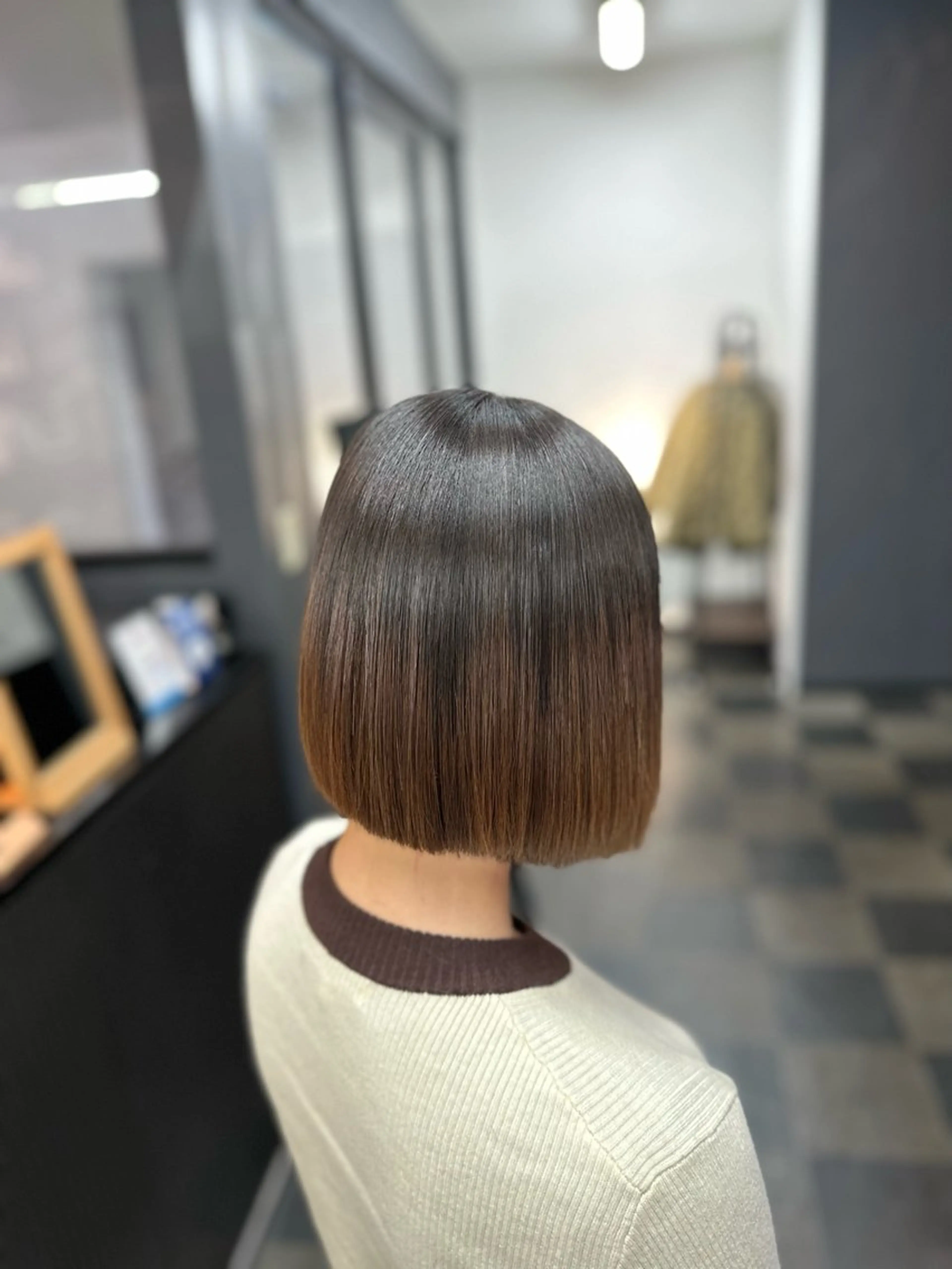 ショート 縮毛矯正 トリートメント 北村 理奈のヘアスタイル