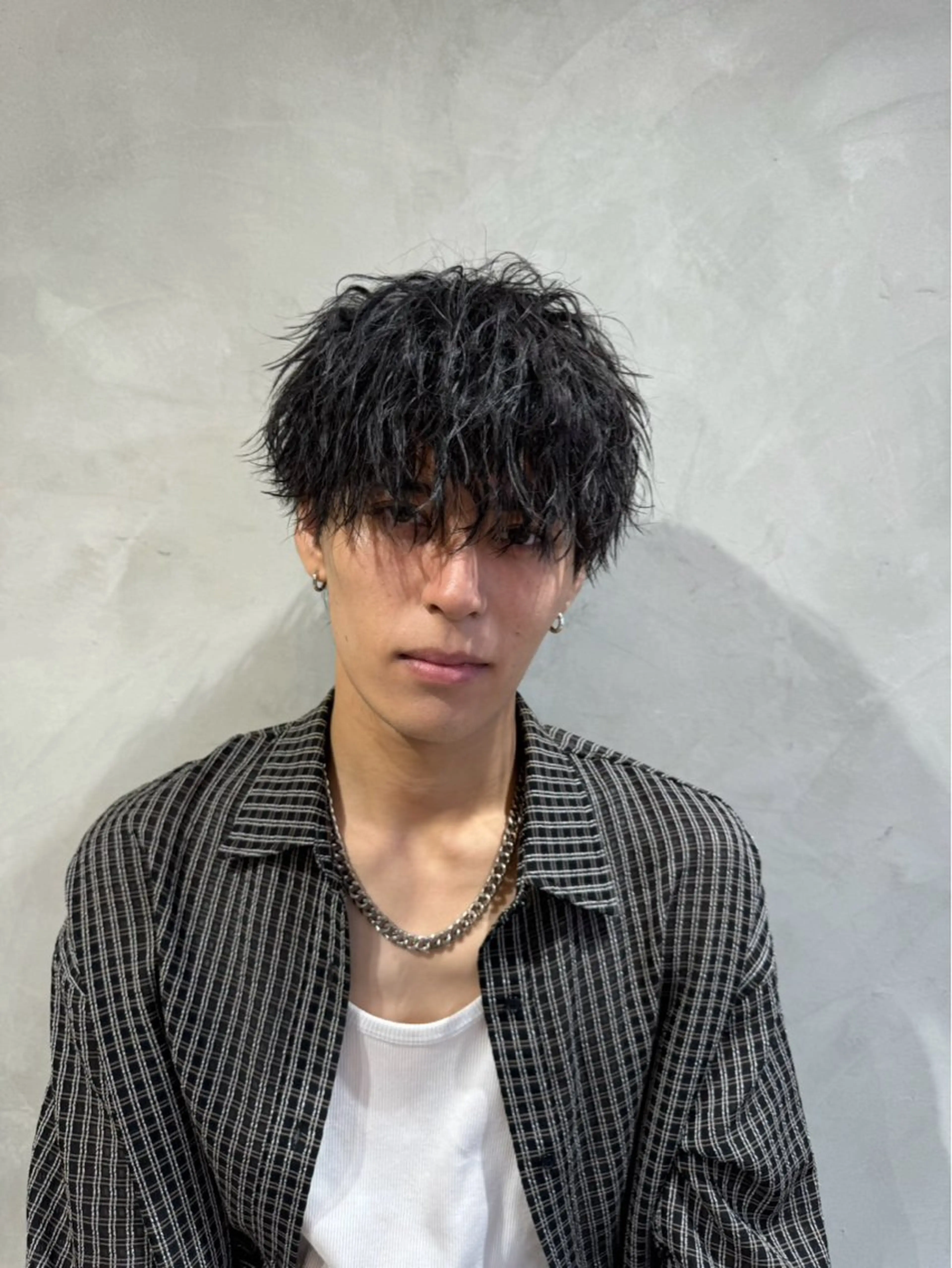 メンズ 横浜/ショート/ レイヤーカットのヘアスタイル