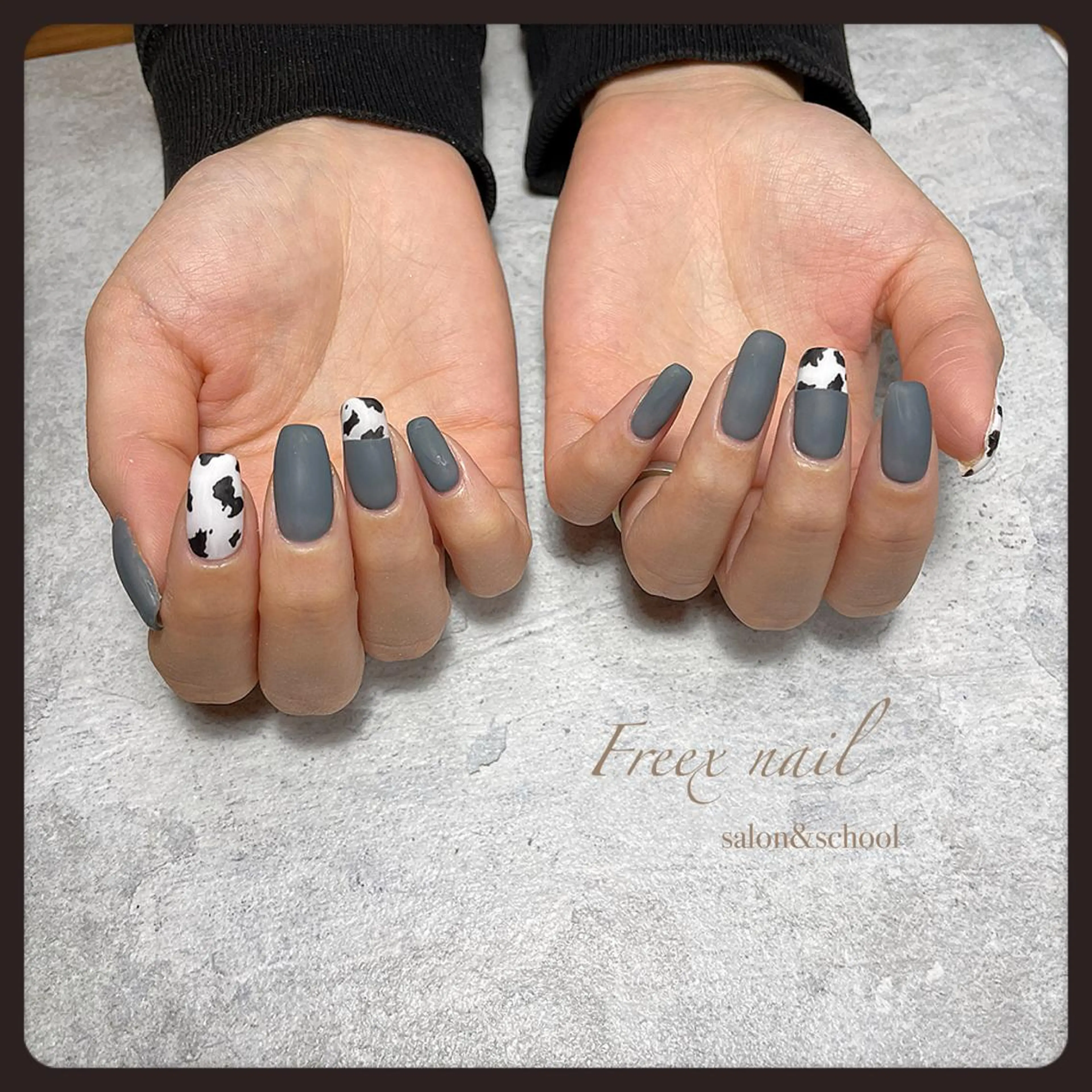 ネイル マットネイル Freex nail所属・freex nail /ニュアンス/個性派のネイルデザイン