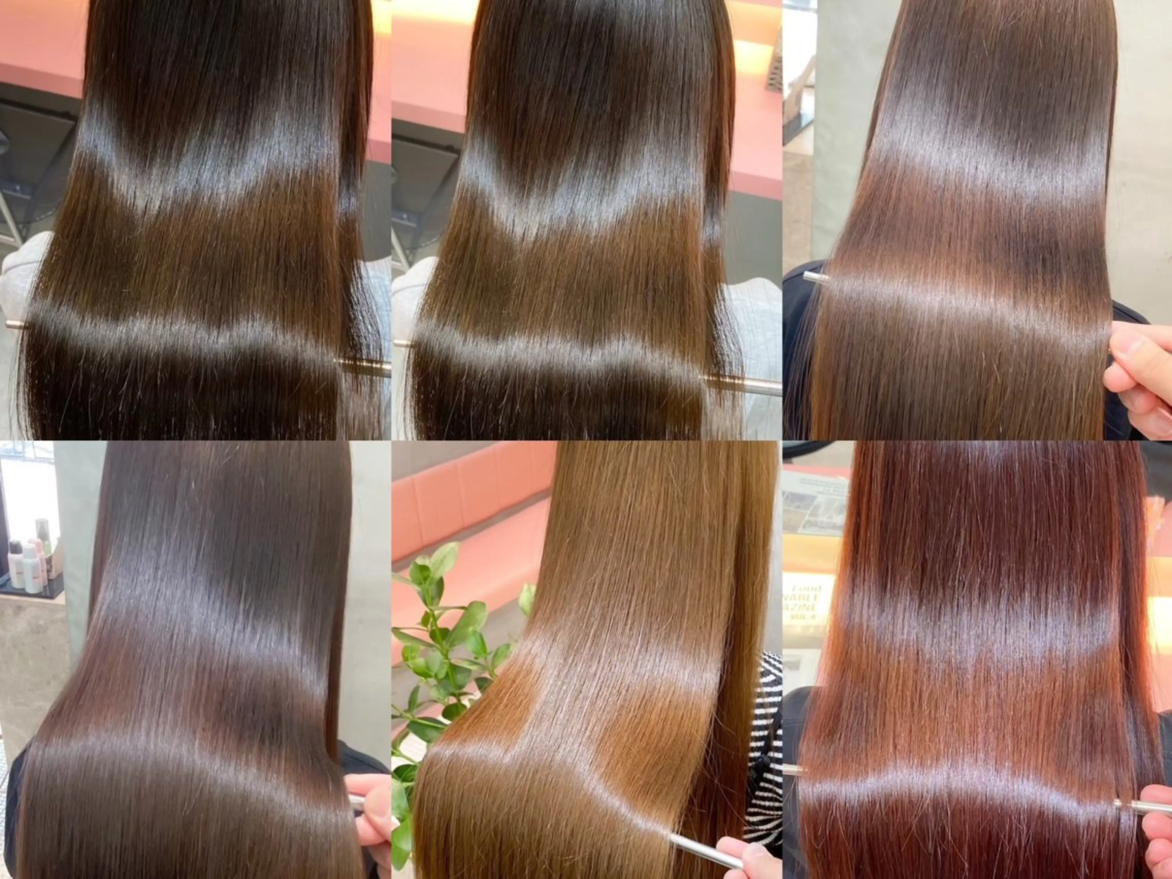 セミロング ロンドガーネット /髪質改善/レイヤーのヘアスタイル