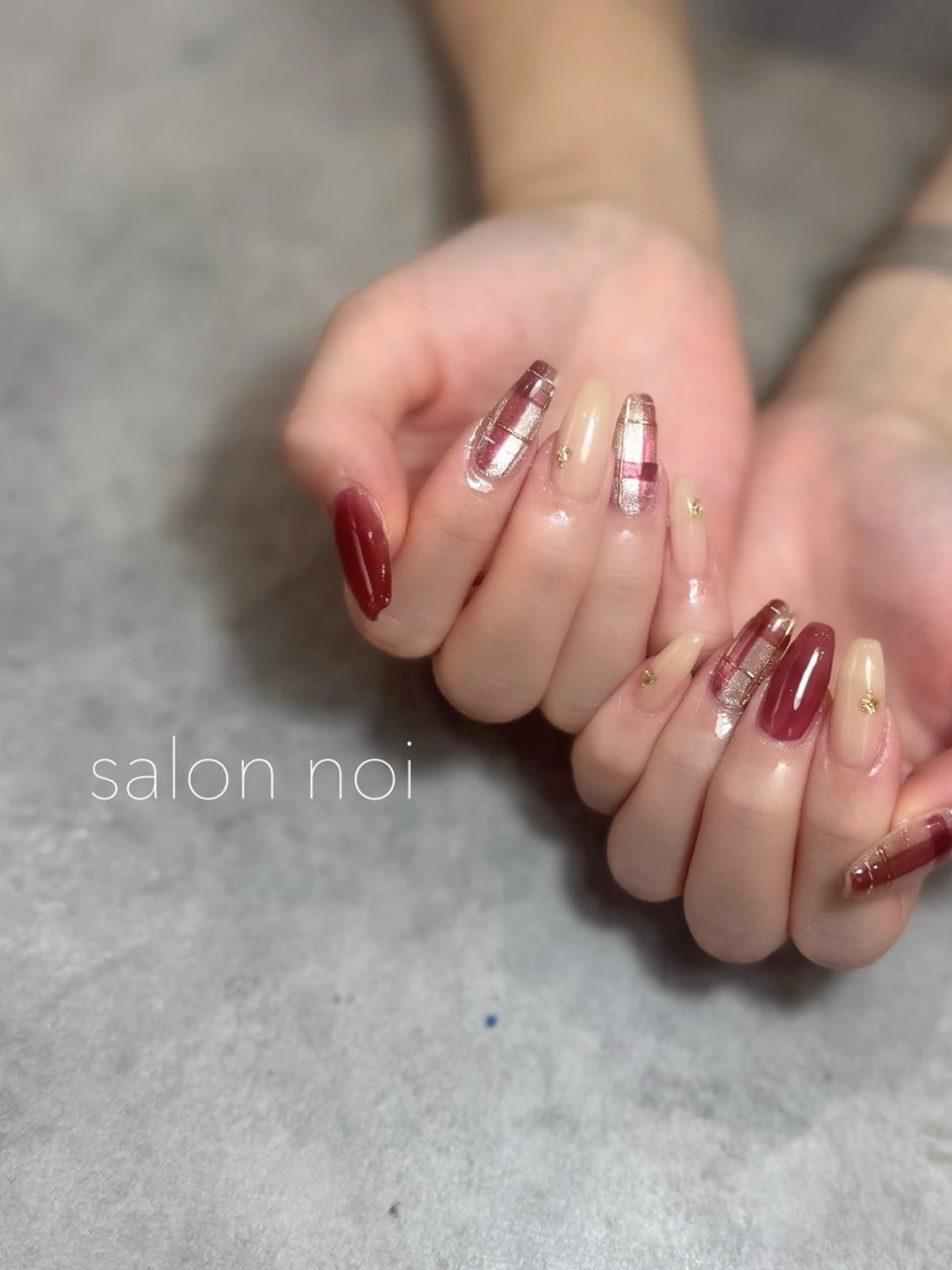 ネイル マグネットネイル ハンドネイル salon noi所属・salon noiのネイルデザイン