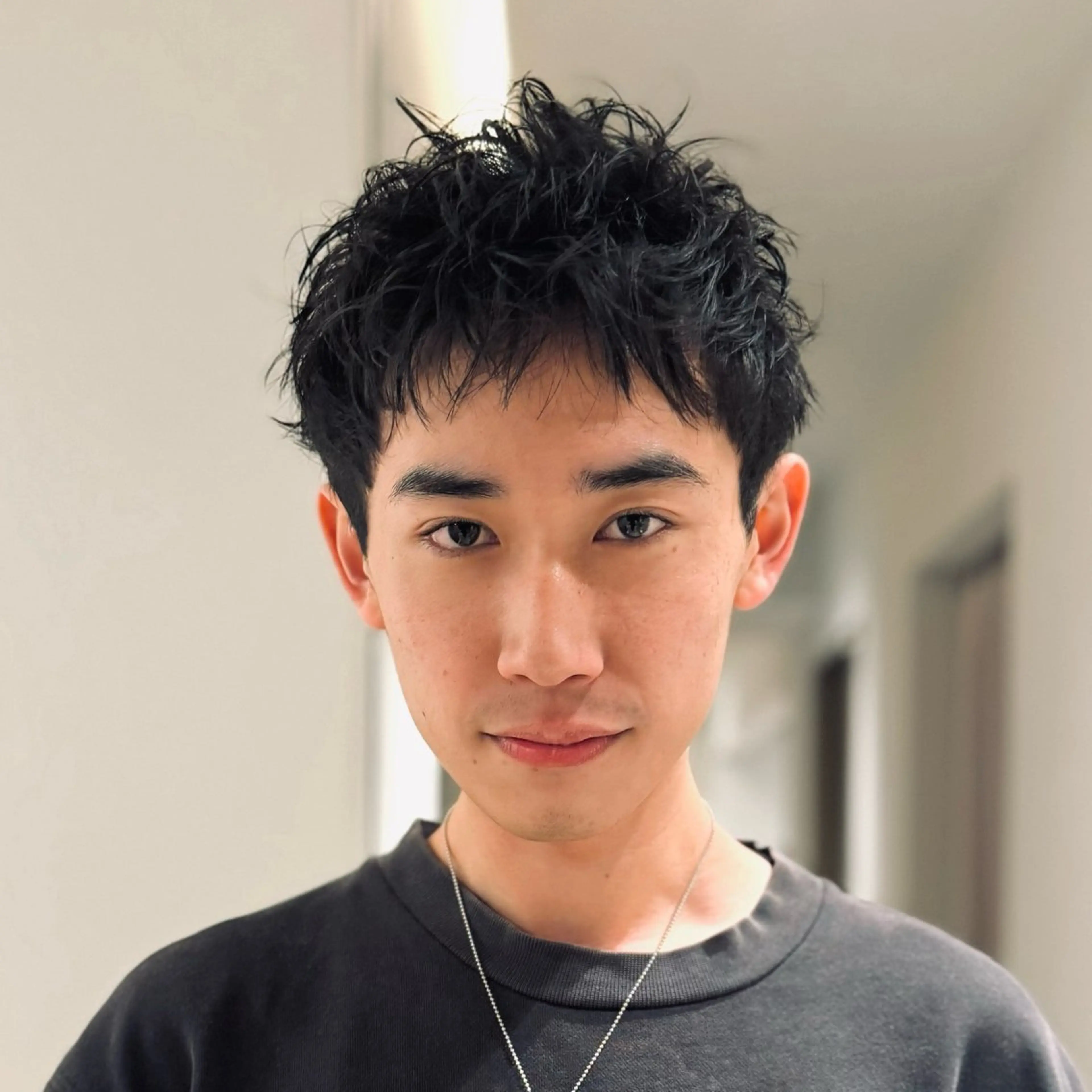 ショート メンズ スパイキーショート ショートヘア カット パーマ スパイキーショート 大人パーマ 丸山のヘアスタイル