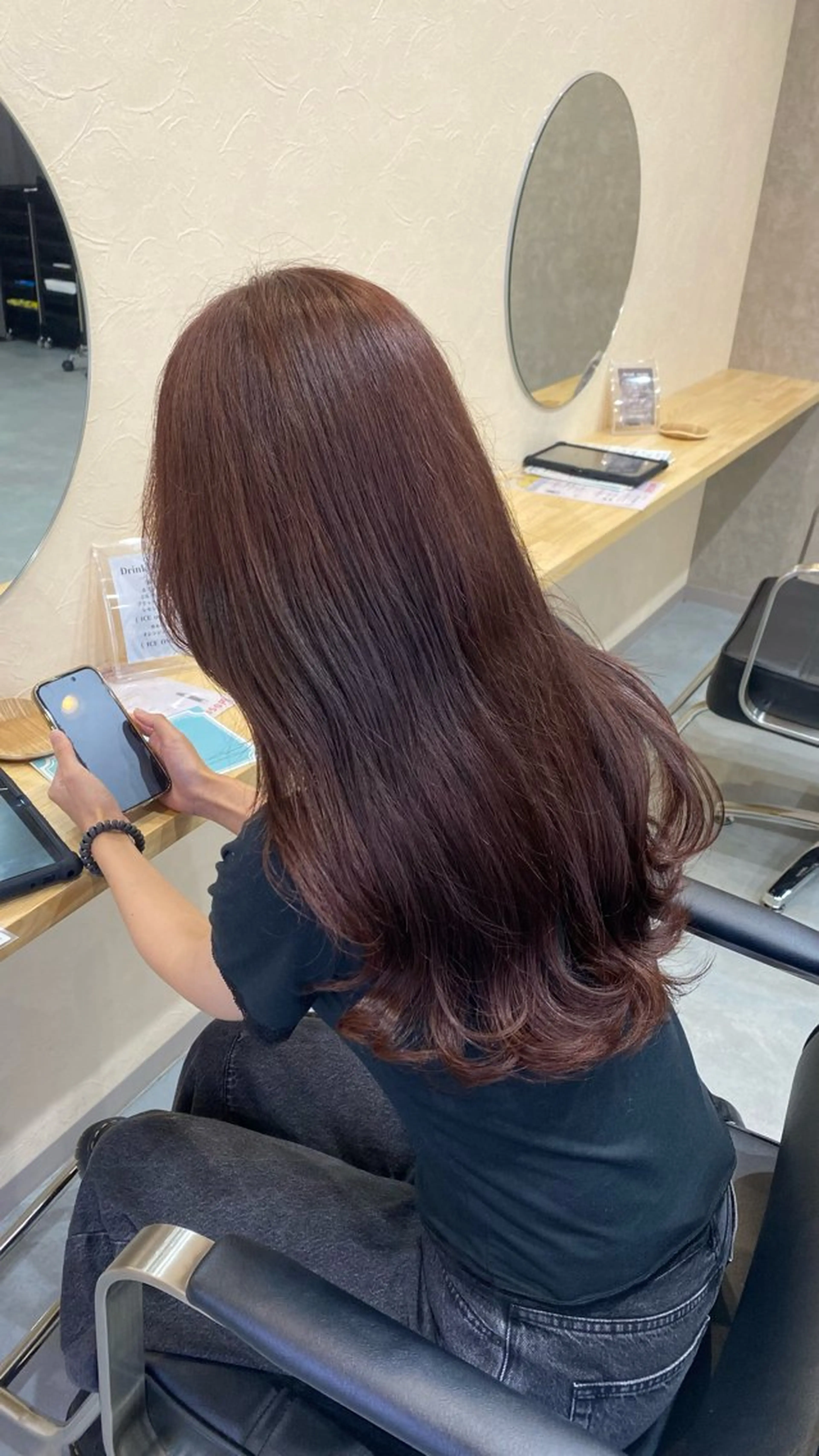 ロング カラー ✨艶感カラー💫 髪質改善🫧のヘアスタイル