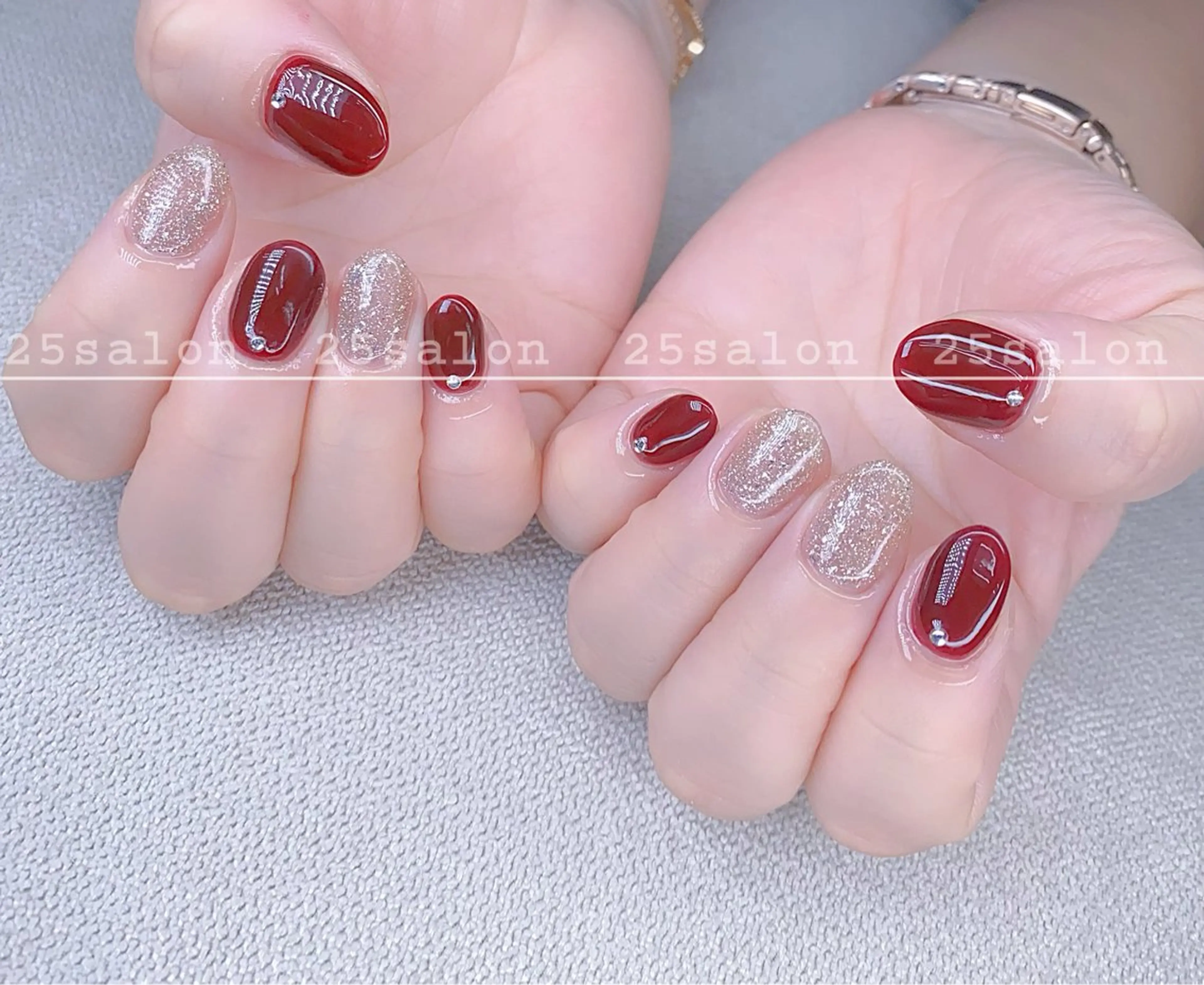 ネイル ジェルネイル 韓国ネイル ニュアンスネイル パラジェル ワンホンネイル 2 5のマツエク・マツパデザイン