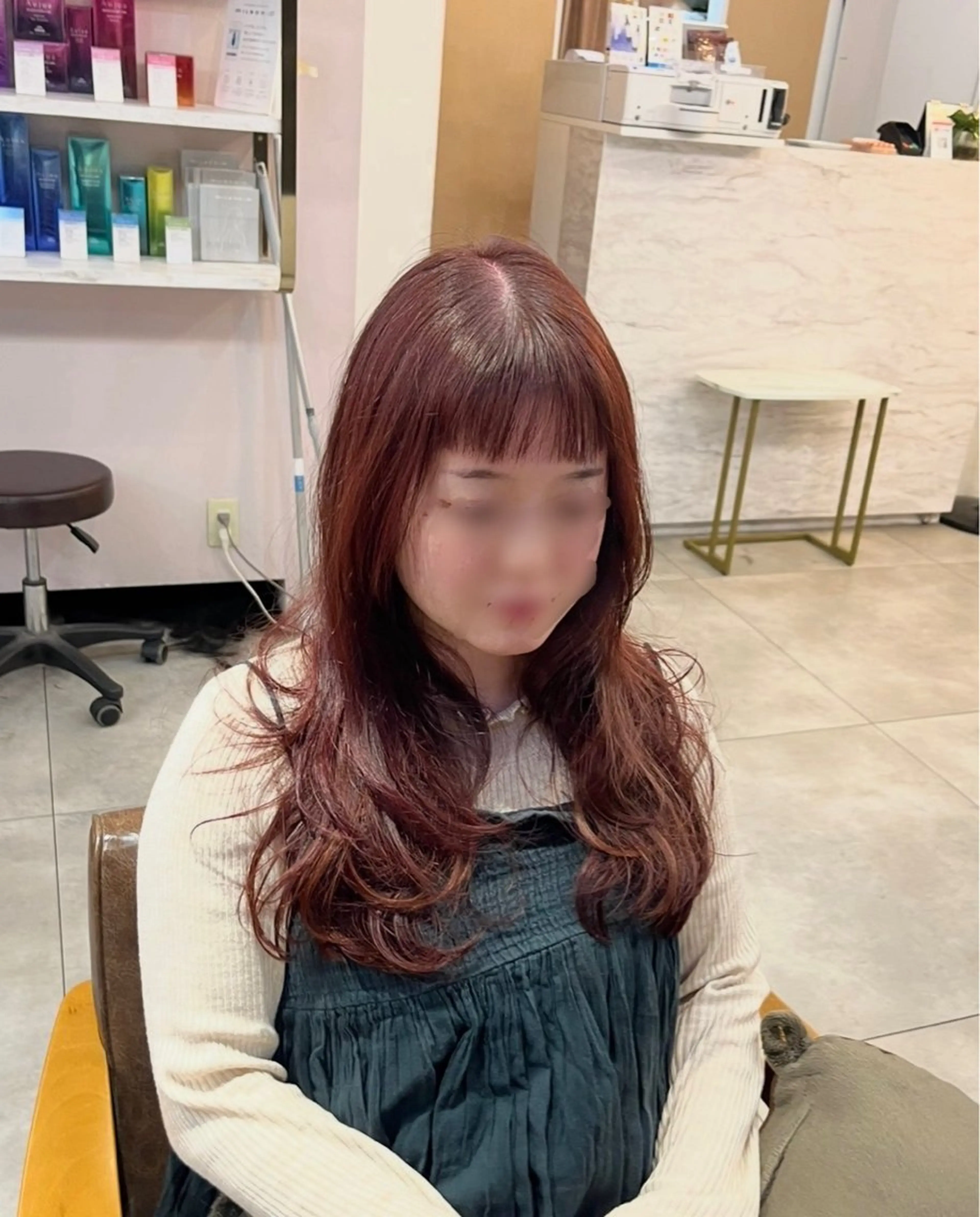 セミロング カラー mit新宿所属・mit bytree MISAKI🎀のヘアスタイル