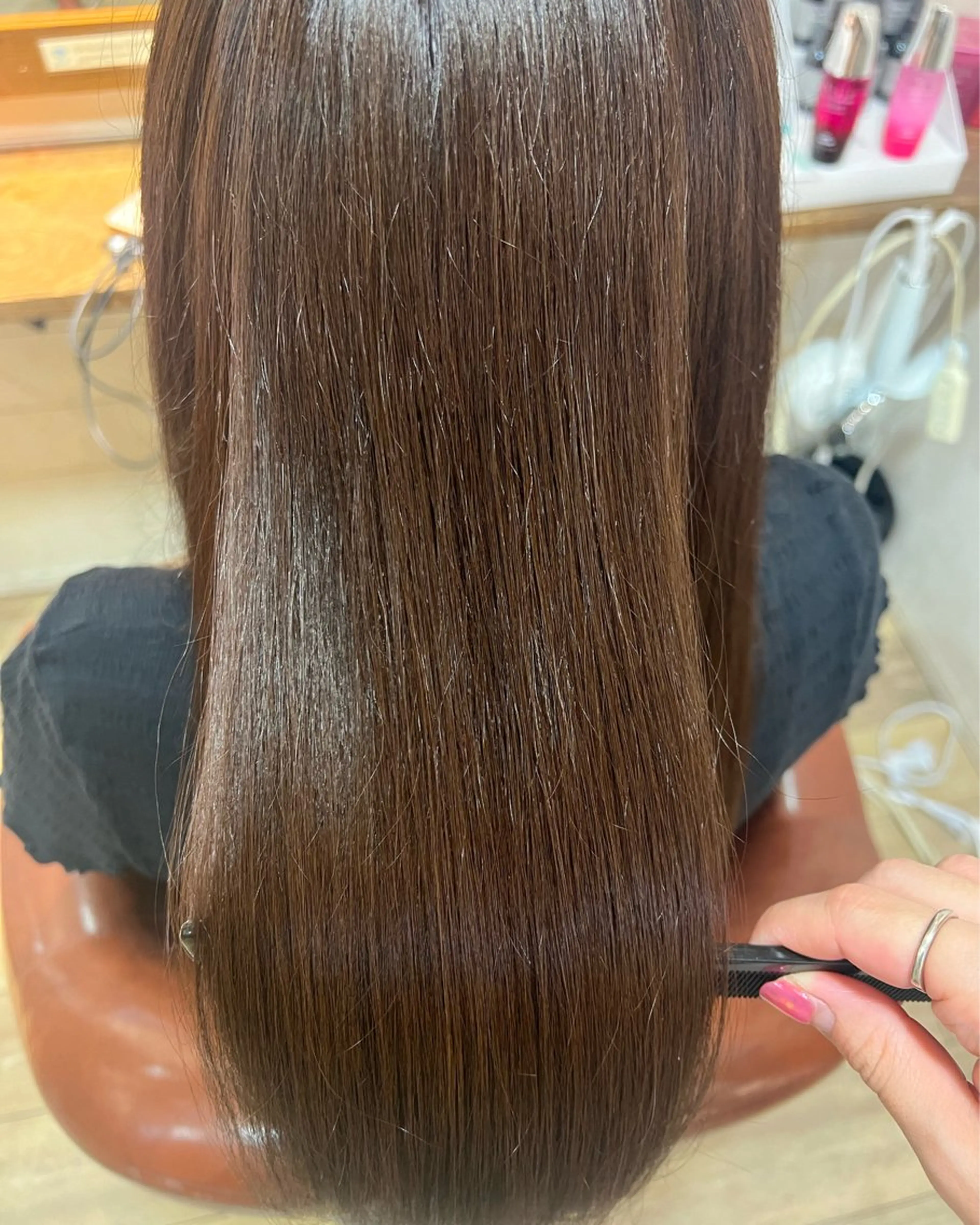 💆‍♀️ケラスターゼ ヘッドスパ + トリートメント✨頭皮スッキリ、ツヤ髪に✨ 前髪カット付きの写真