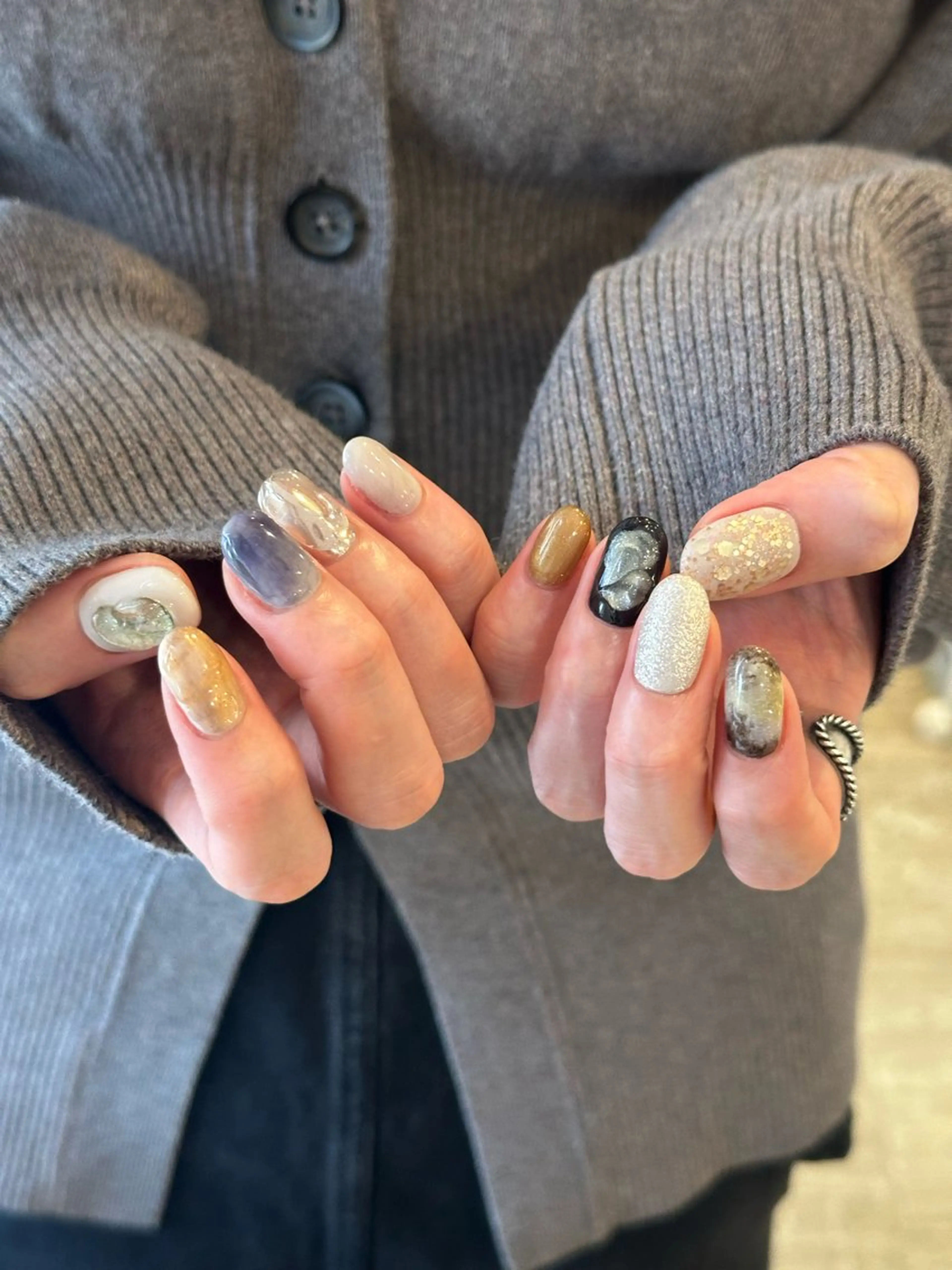 ネイル ニュアンスネイル ハンドネイル Natsuko 🐥のネイルデザイン