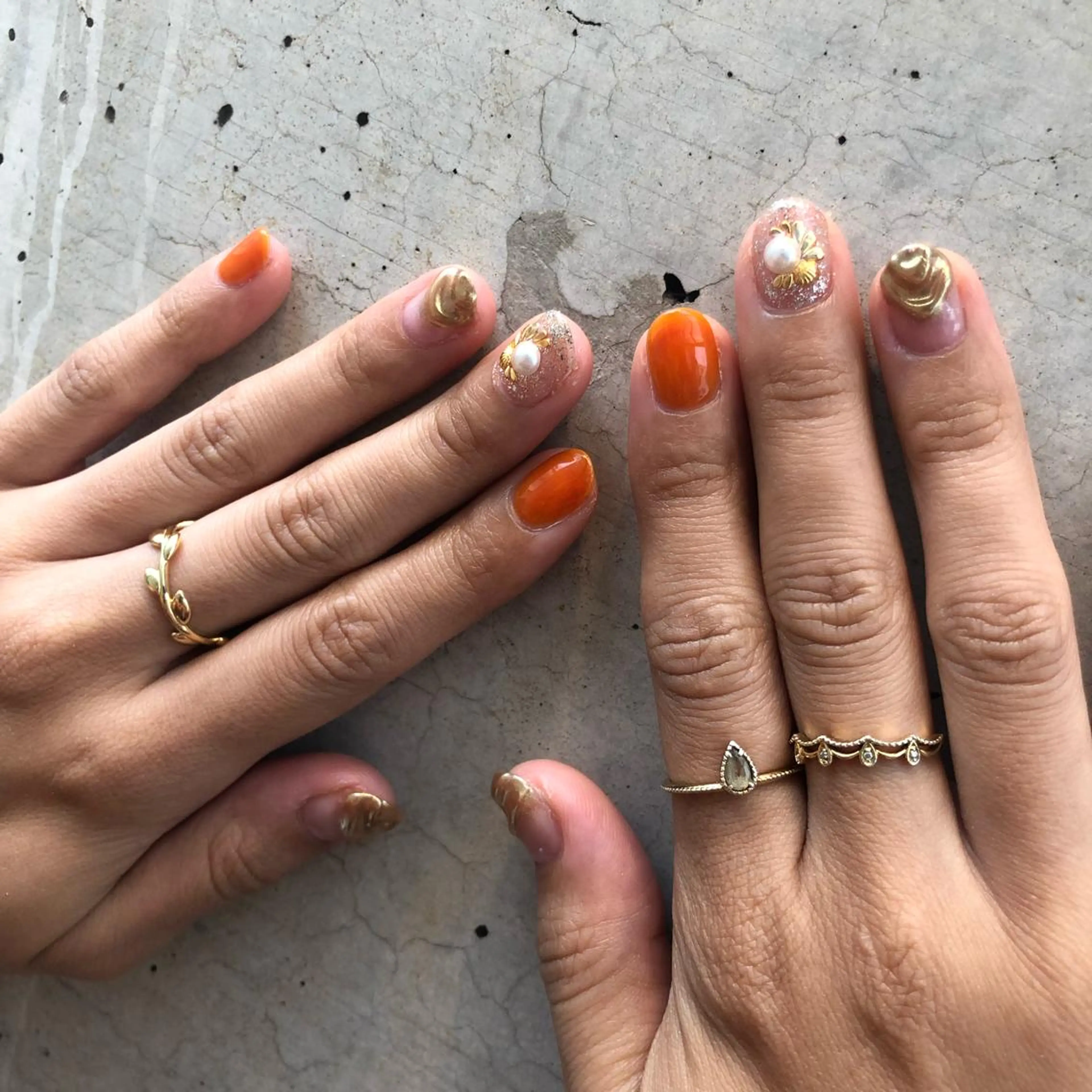 ネイル ニュアンスネイル 🎀AYAKO 🎀中韓ネイルのネイルデザイン