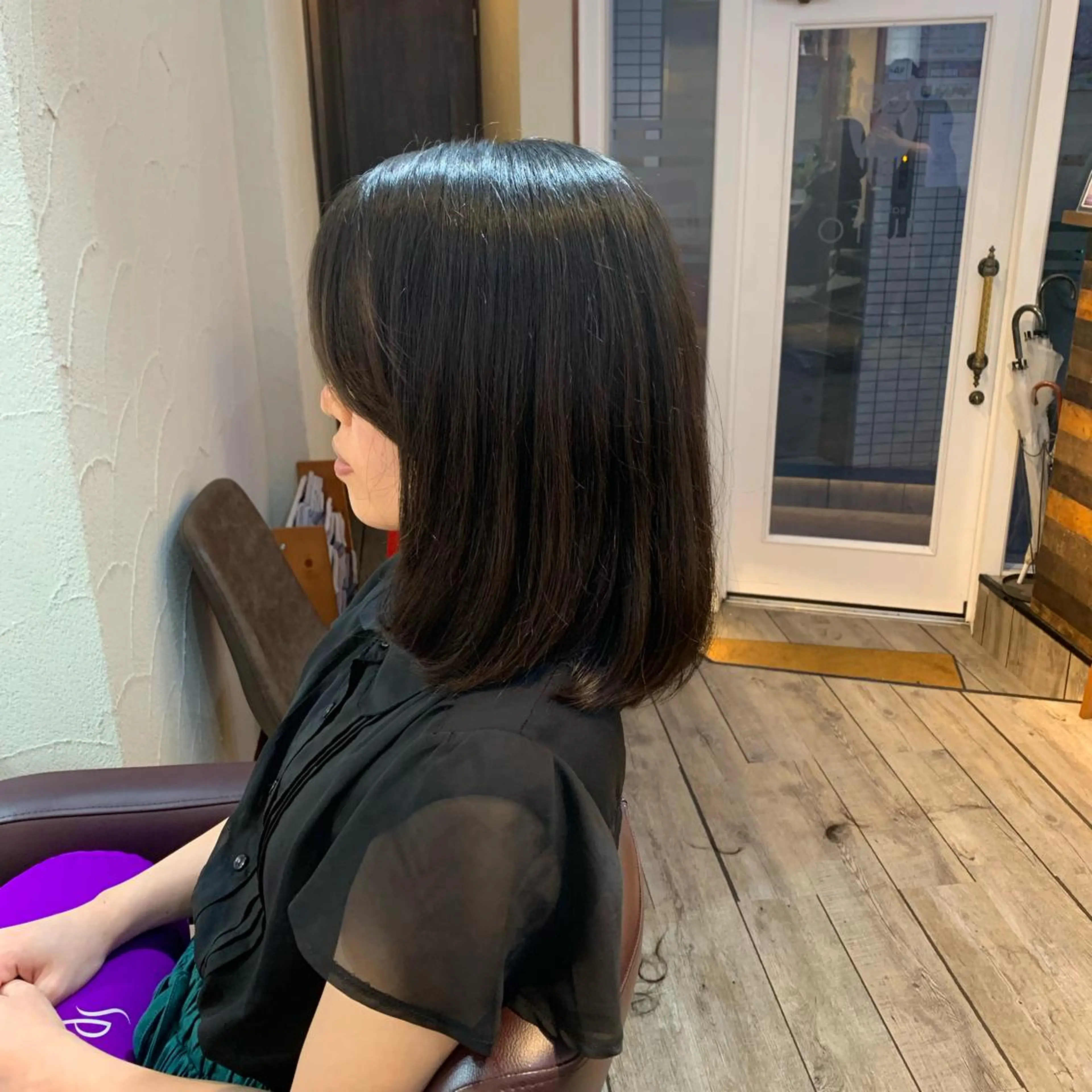 ミディアム ボブ カット トリートメント ヘッドスパ ✂︎中山竜哉✂︎ 川崎スタイリストのヘアスタイル