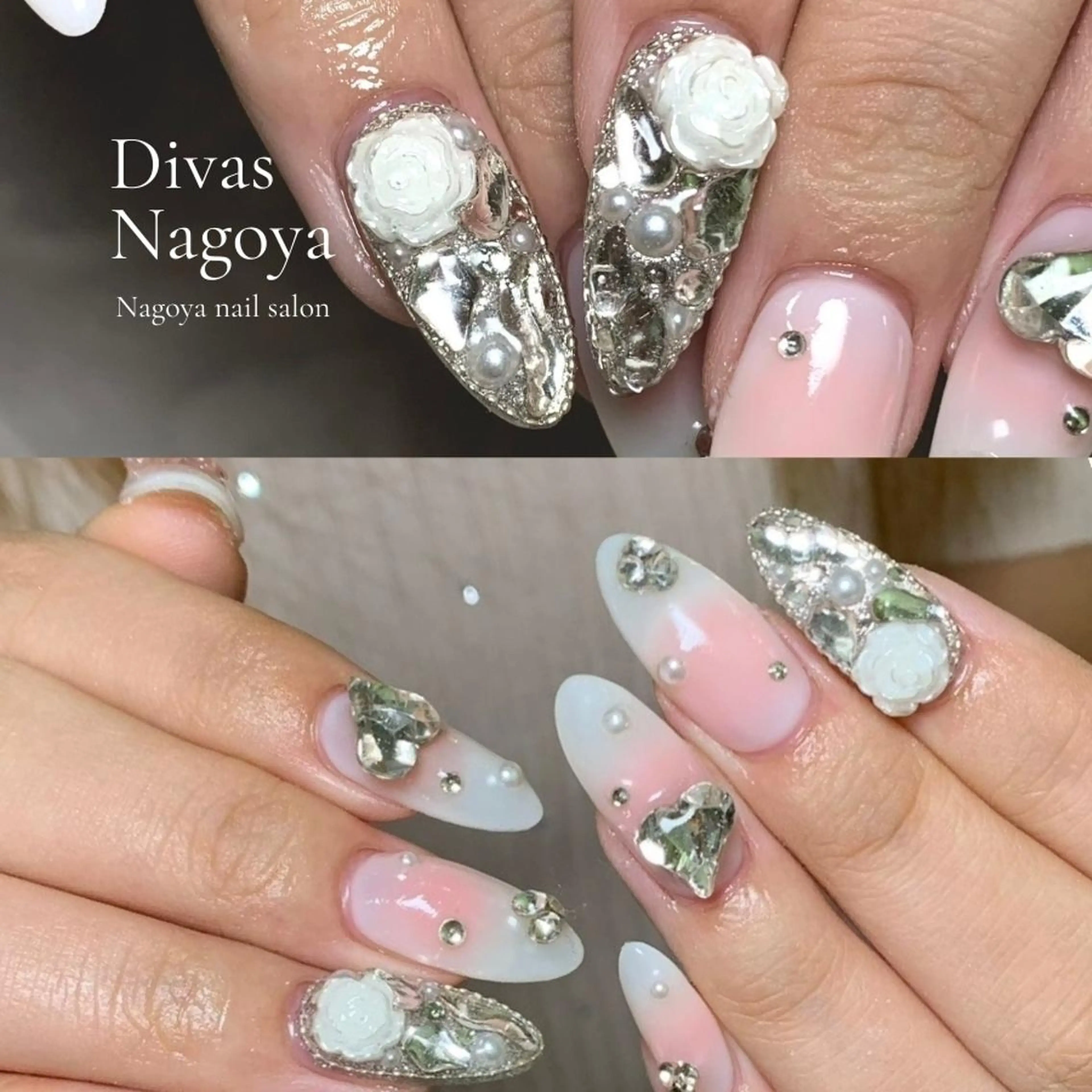 ネイル アートネイル 長さ出し ジェルネイル 韓国ネイル マグネットネイル 🎀Sakae D.d nail🎀のネイルデザイン