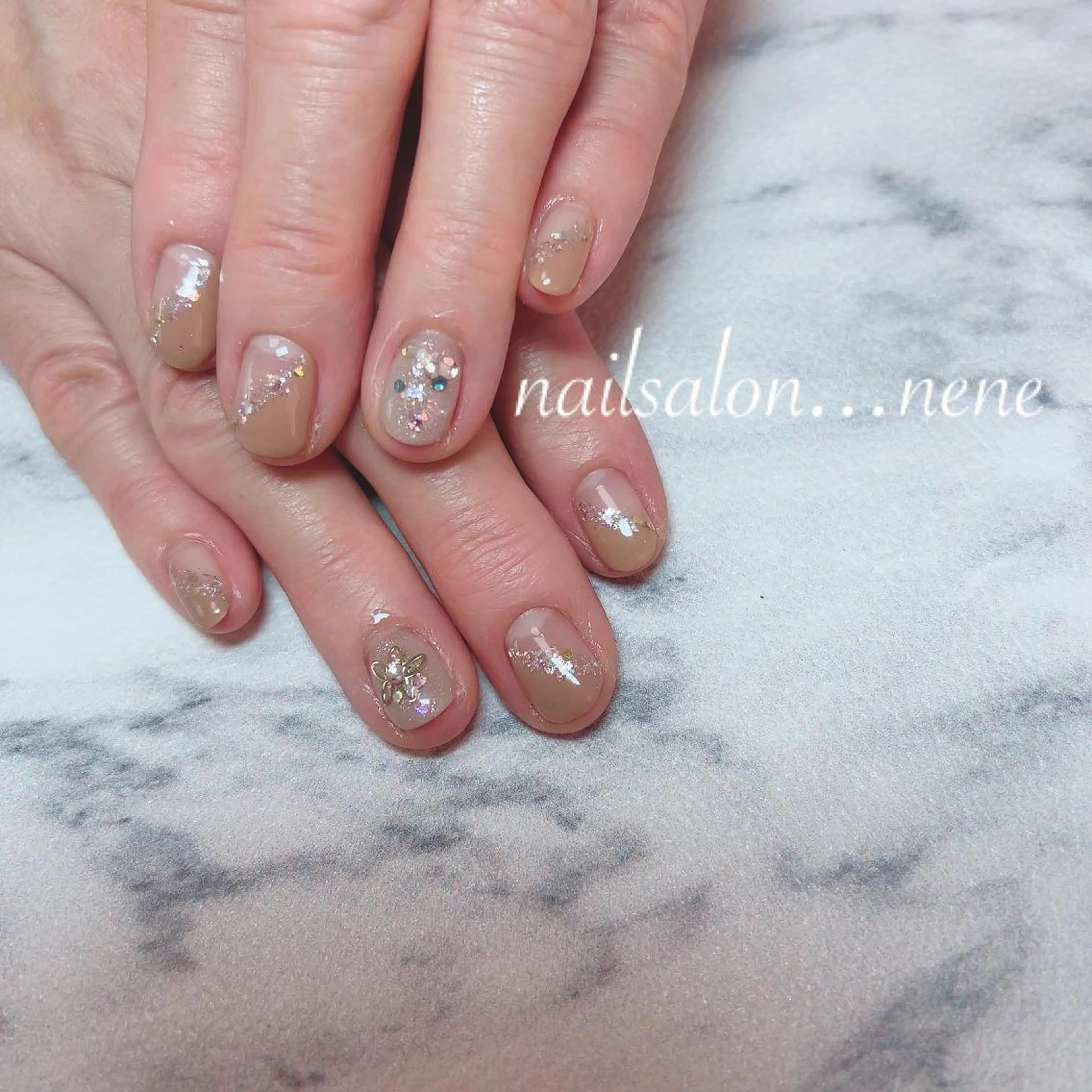 ネイル ブラウン nailsalon ...neneのネイルデザイン