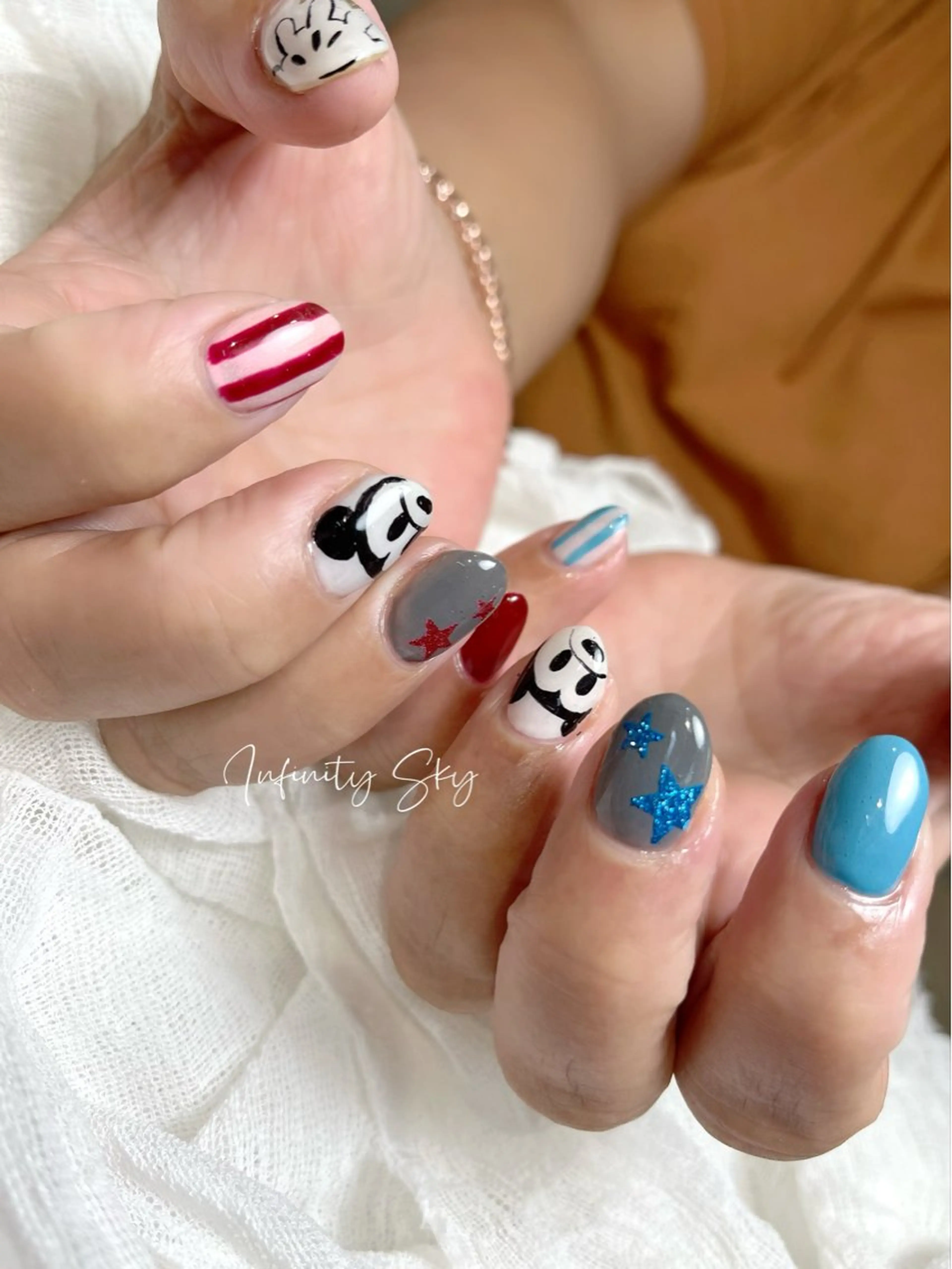 ネイル infinity skyのネイルデザイン