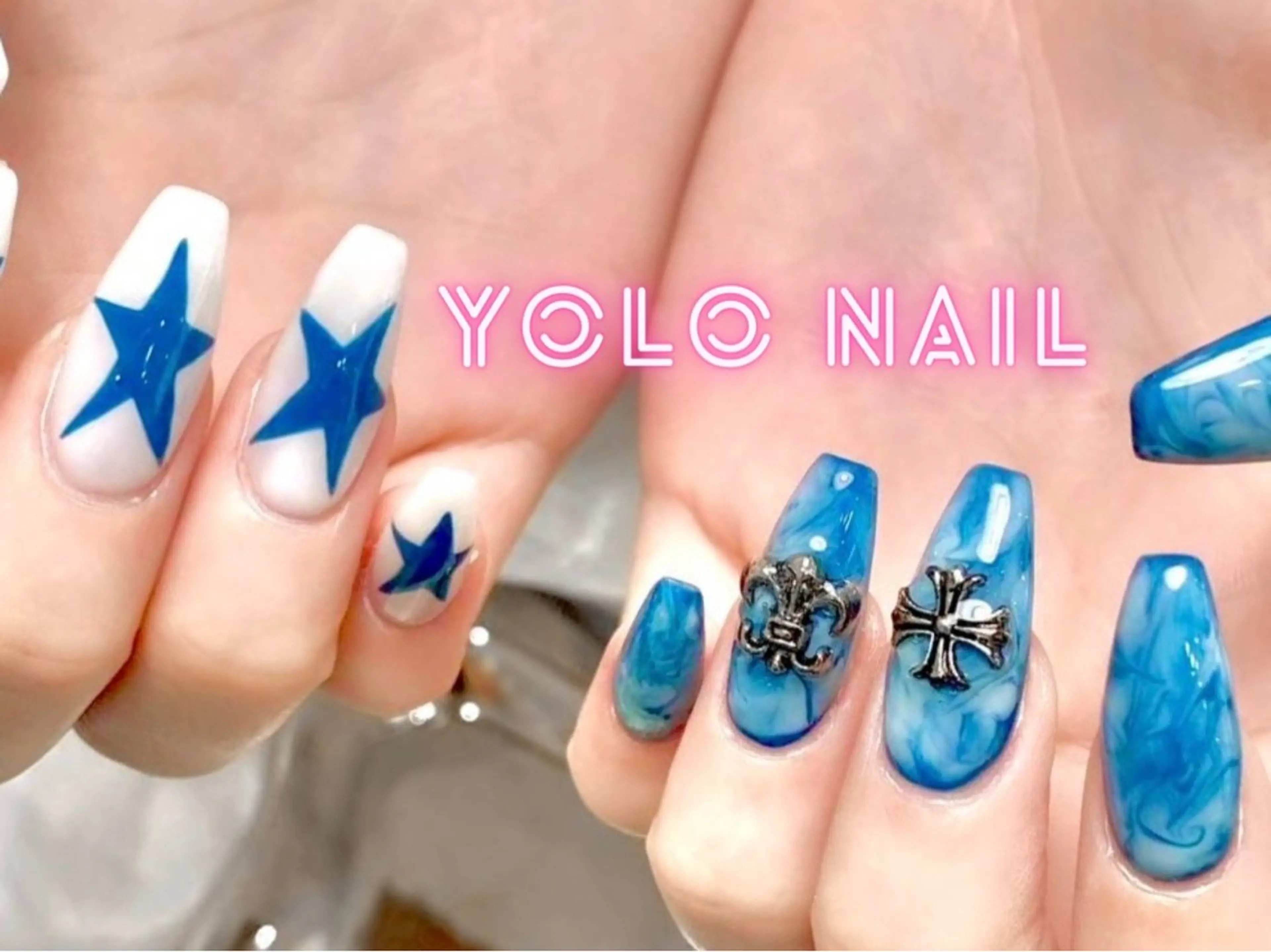 ネイル 持ち込み ハンドネイル YOLONAIL心斎橋店所属・田本 和音のネイルデザイン