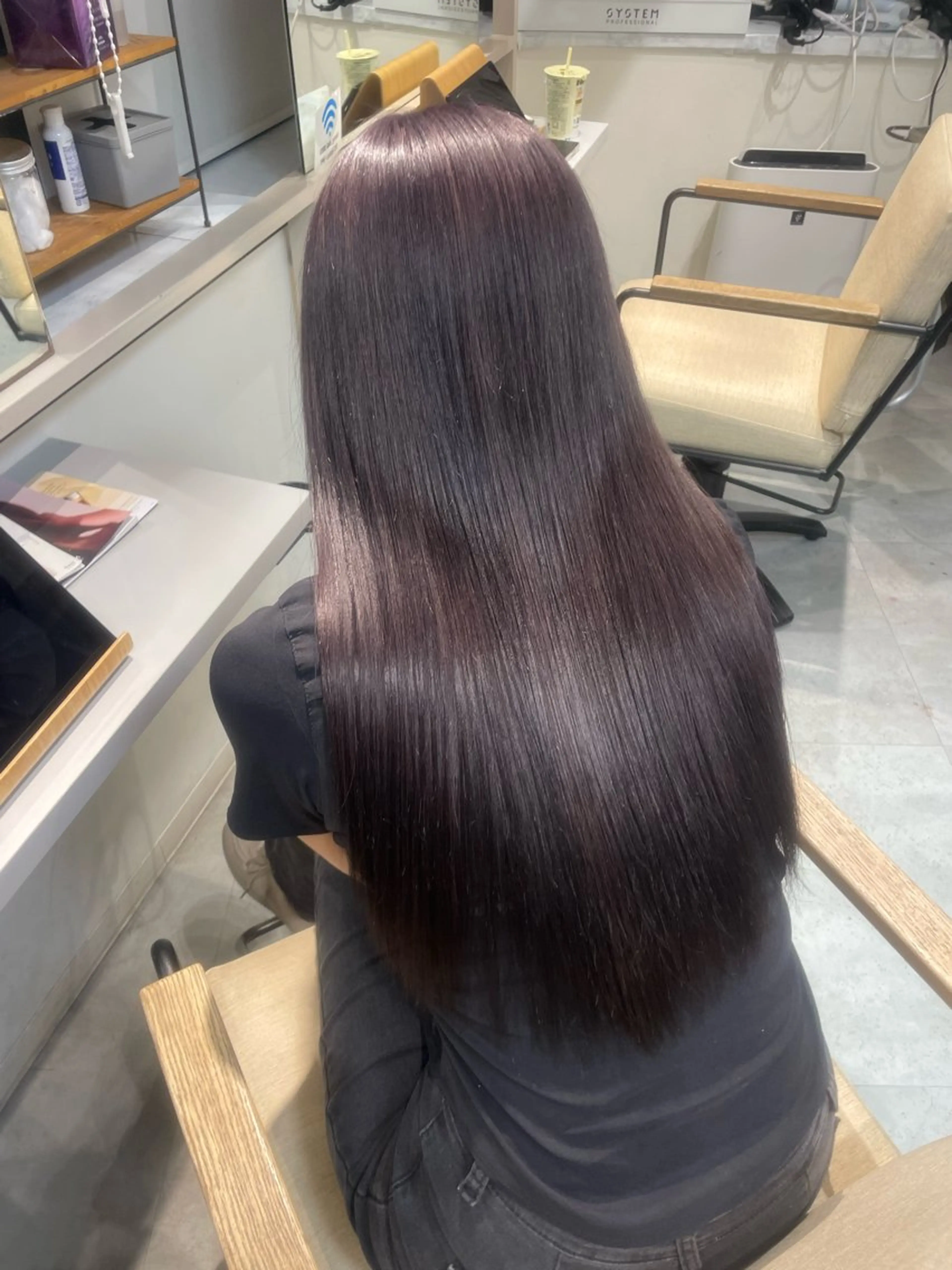 ロング カラー ブリーチ 透明感カラー グレージュ ラベンダーカラー ラベンダーグレージュ shipi leano by brace所属・梅田ハイトーンカラー 🎀riseのヘアスタイル