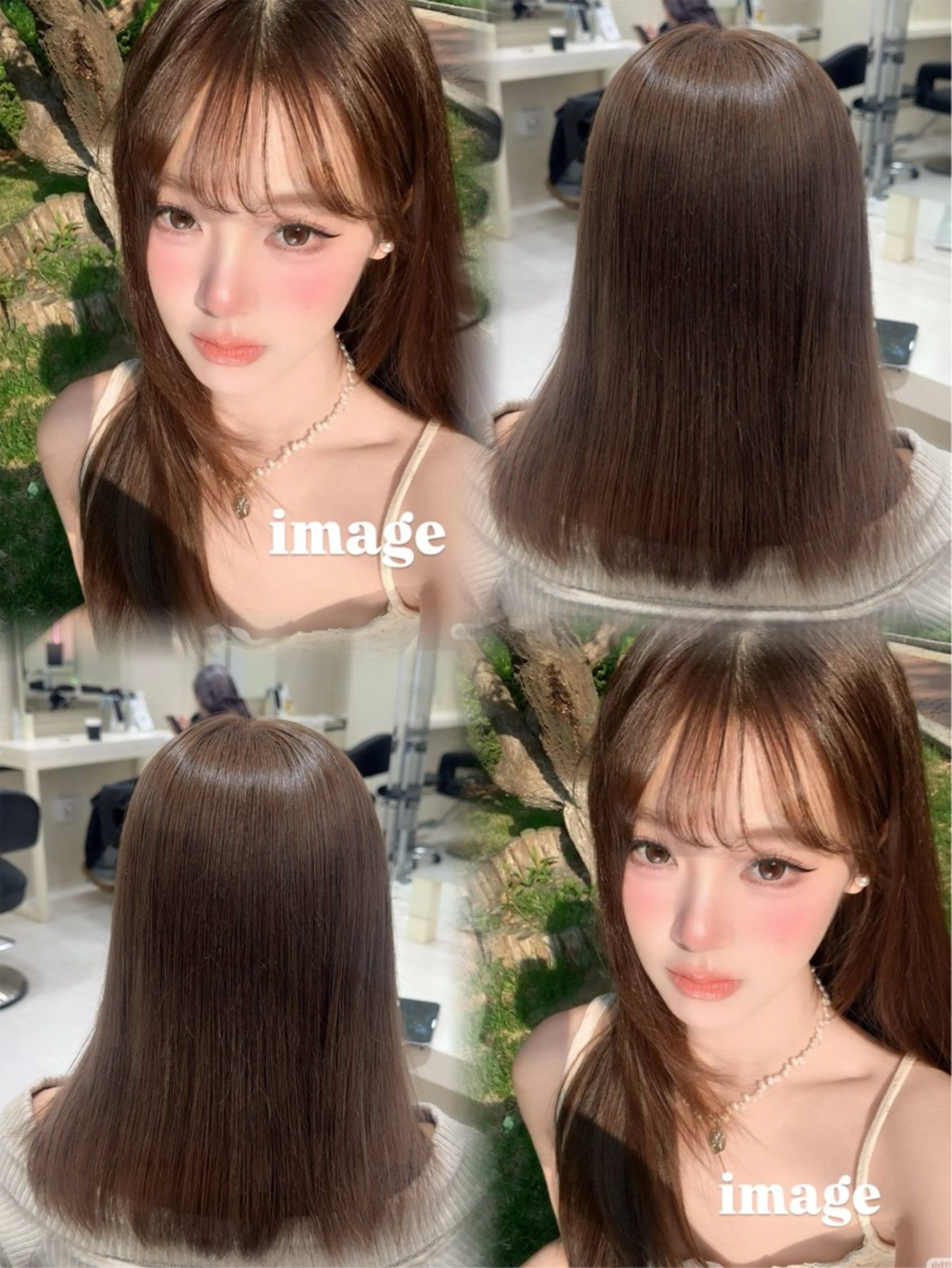 ロング カラー ヘアカラー 🤍韓国大人っぽ ベージュMAI🤍のヘアスタイル