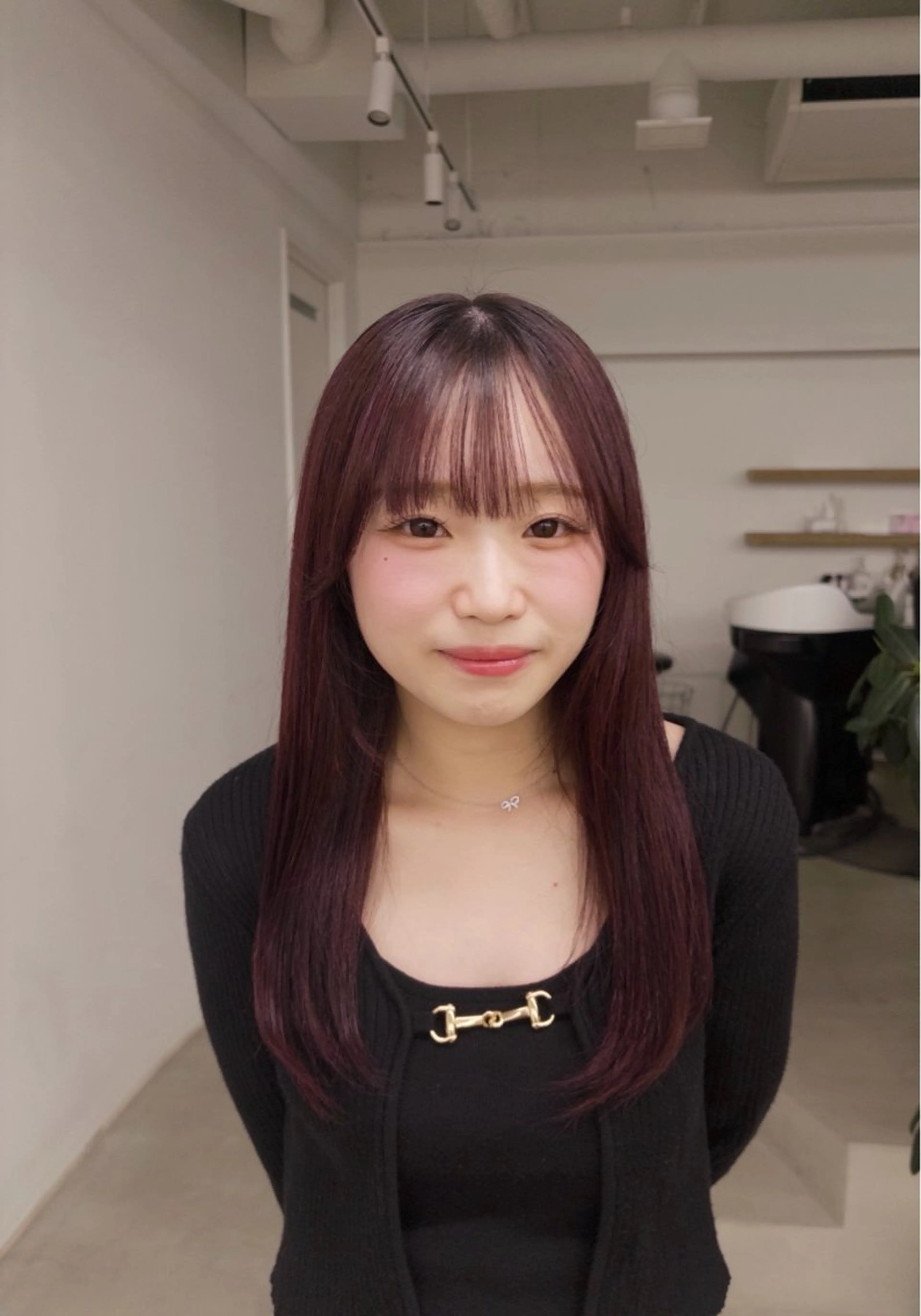 ロング カラー ヘアカラー トリートメント 【sica】 チナのヘアスタイル