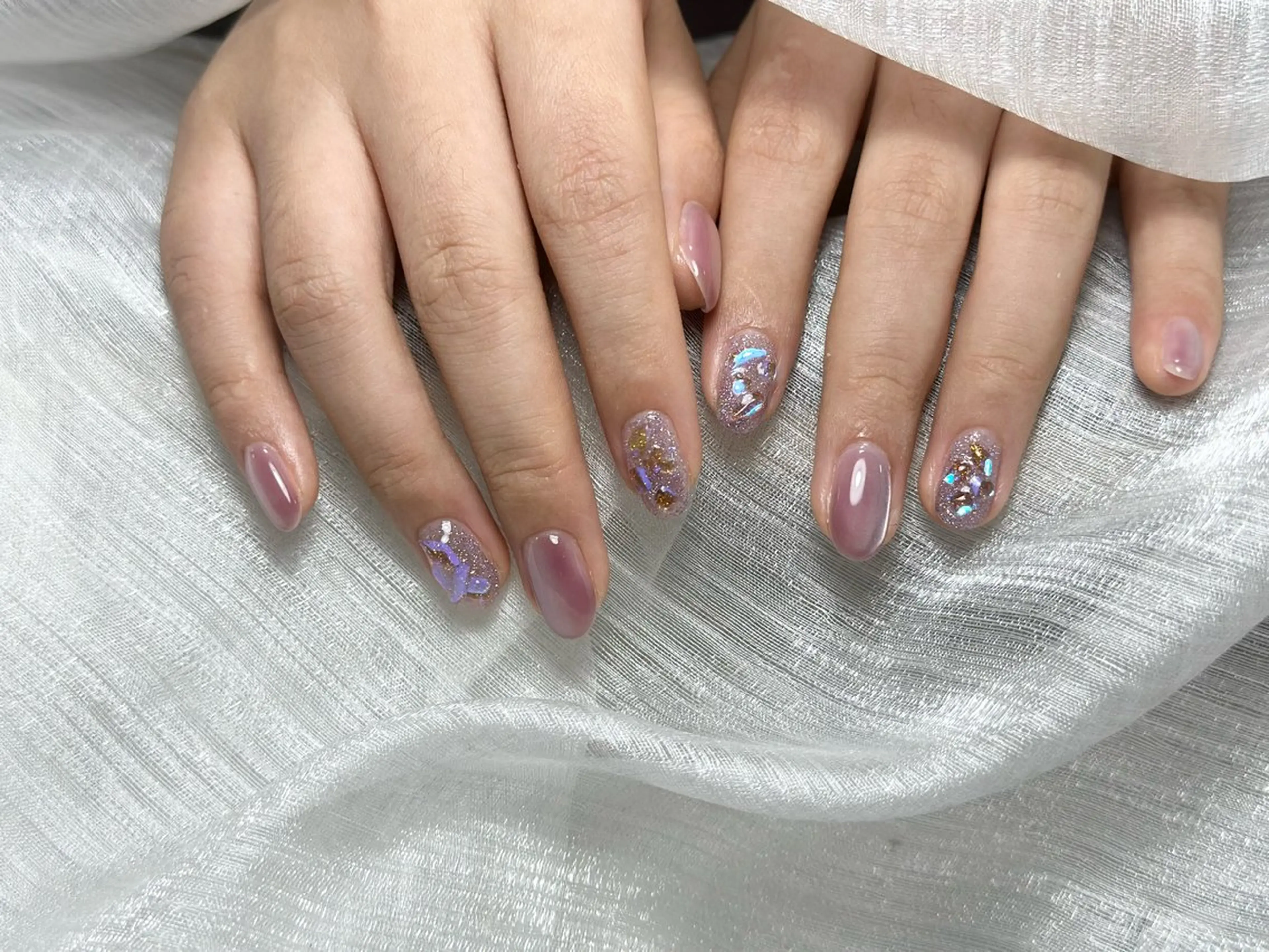 ネイル マグネットネイル ハンドネイル ハンドケア るか 池袋のネイルデザイン