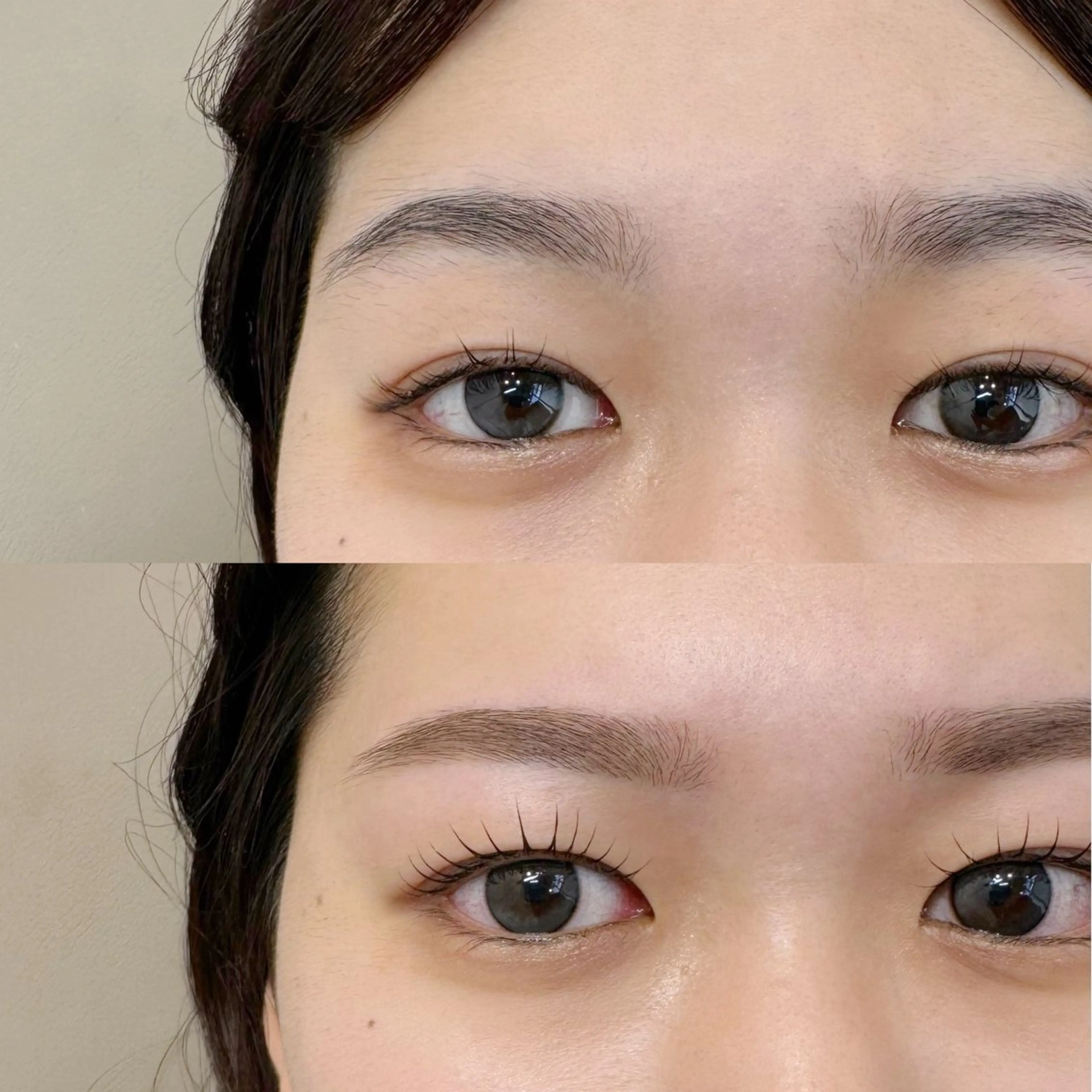 まつ毛パーマ+アイブロウワックスの写真