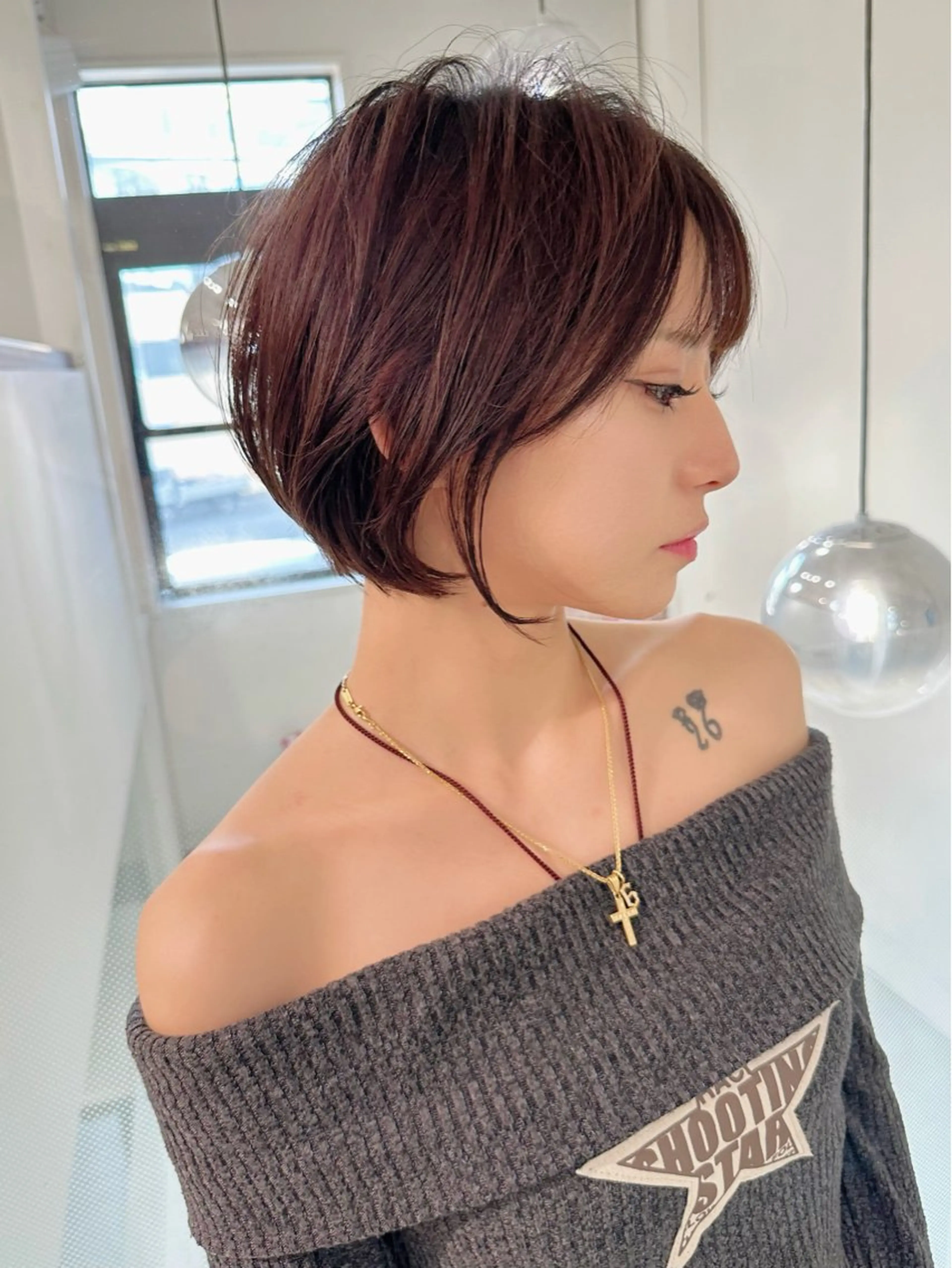 ショート カット ヘアカラー トリートメント ヘッドスパ taiga ショート /レイヤー/矯正🌈のヘアスタイル