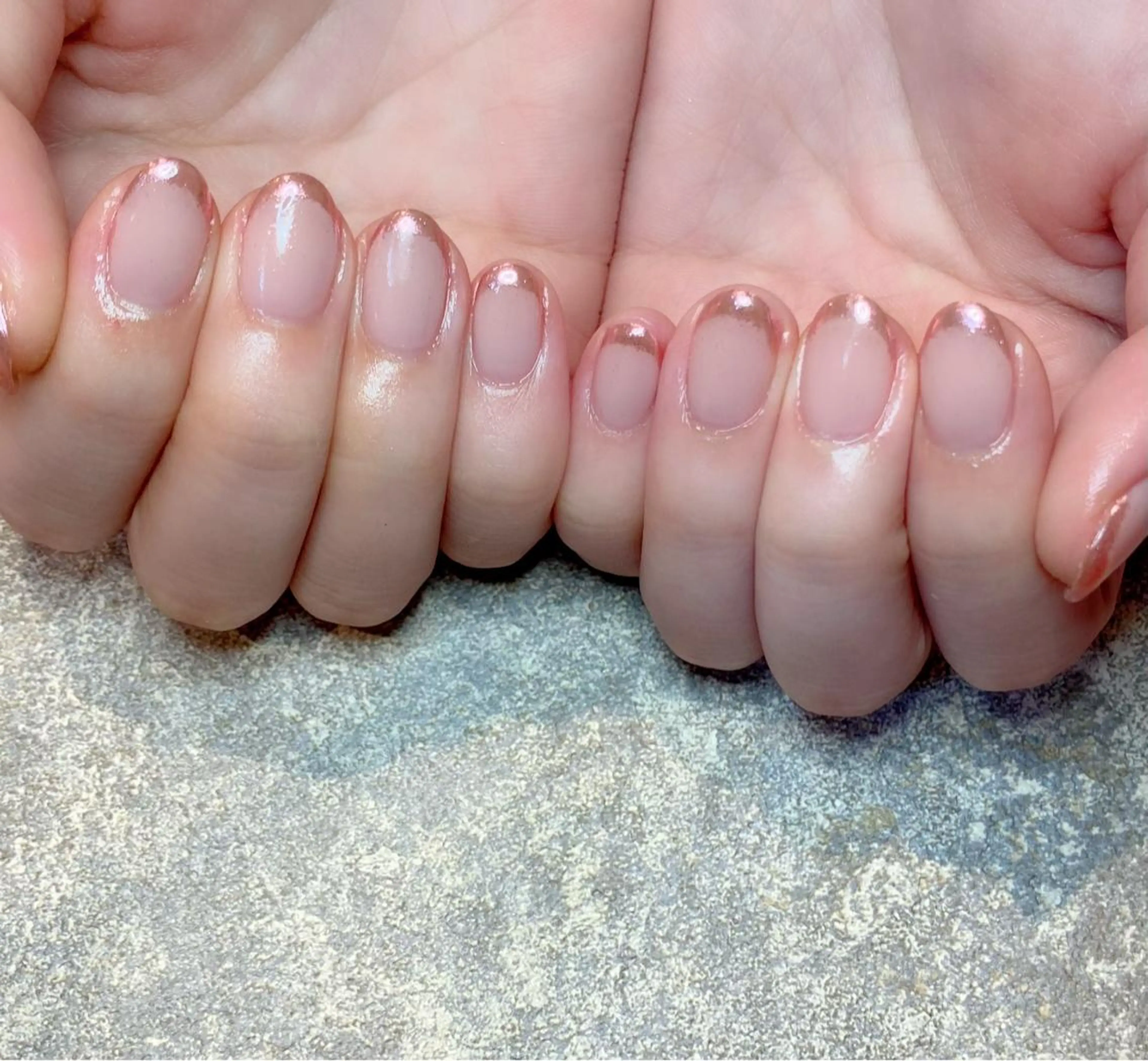 ネイル フレンチネイル ミラーネイル ハンドネイル Lino+ ネイル&よもぎ蒸しのネイルデザイン