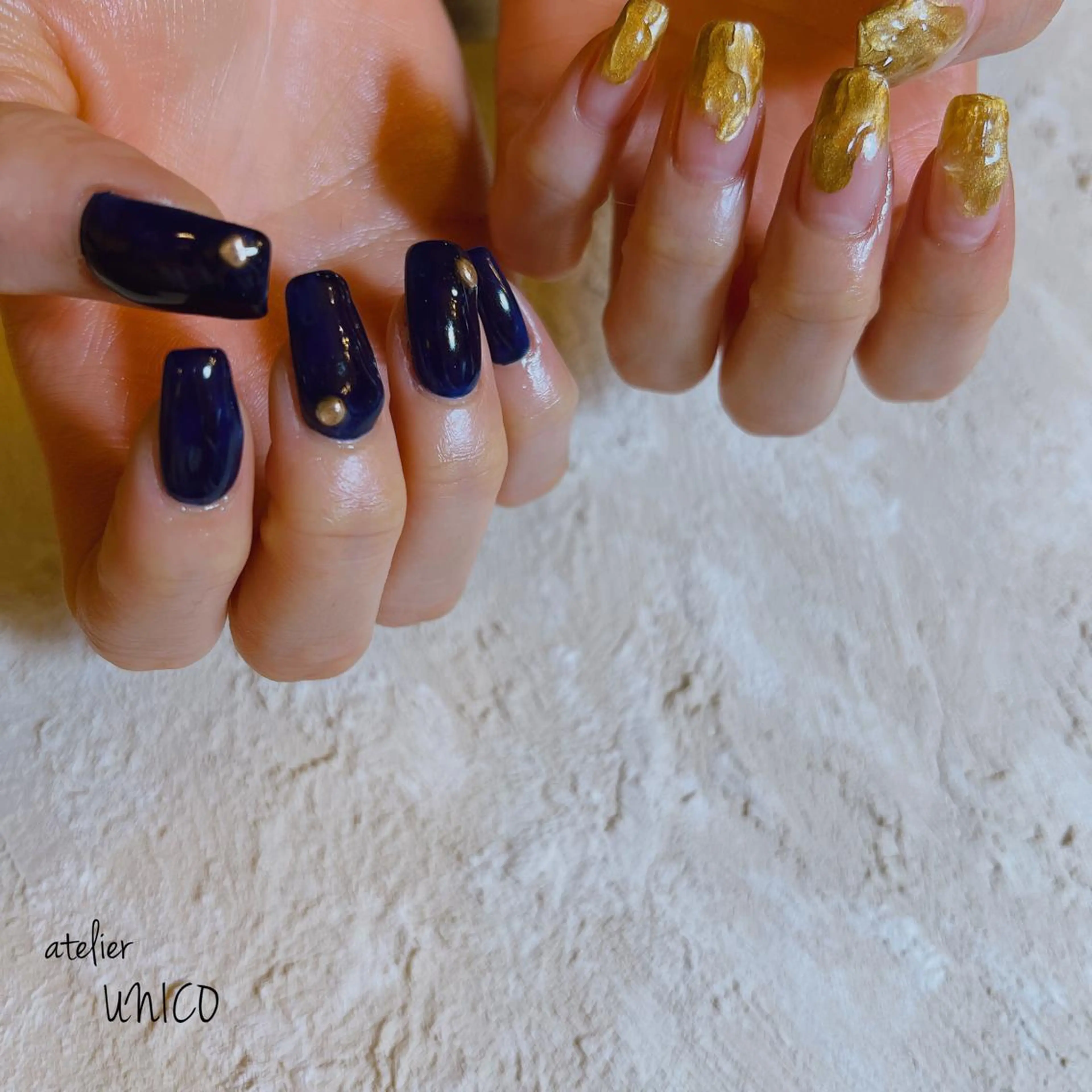 ネイル アートネイル ストーンネイル アトリエ UNICOのネイルデザイン