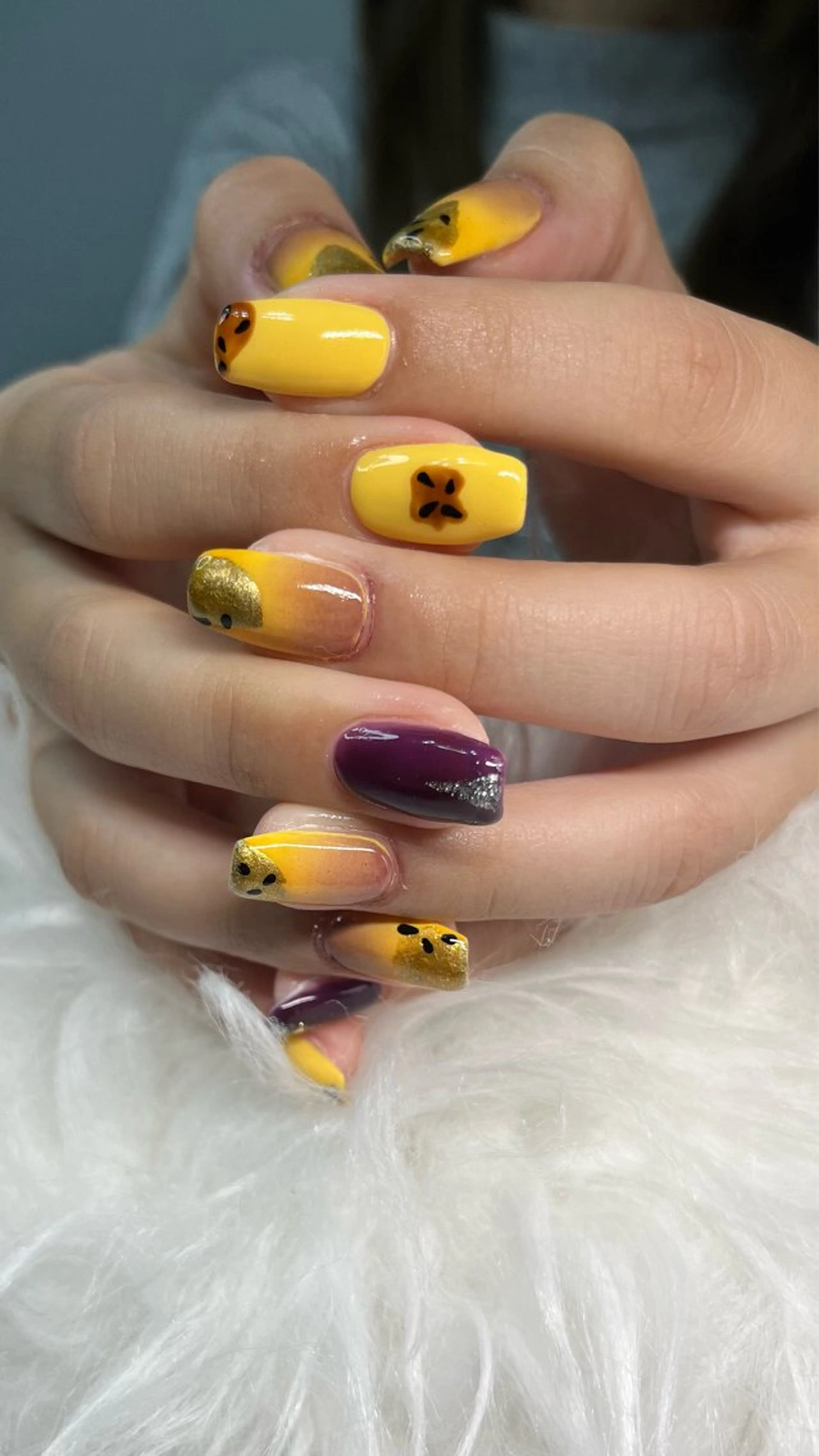 ネイル アートネイル マグネットネイル ニュアンスネイル ワンカラーネイル シンプルネイル ハンドネイル プライベートサロン N's Nailのネイルデザイン