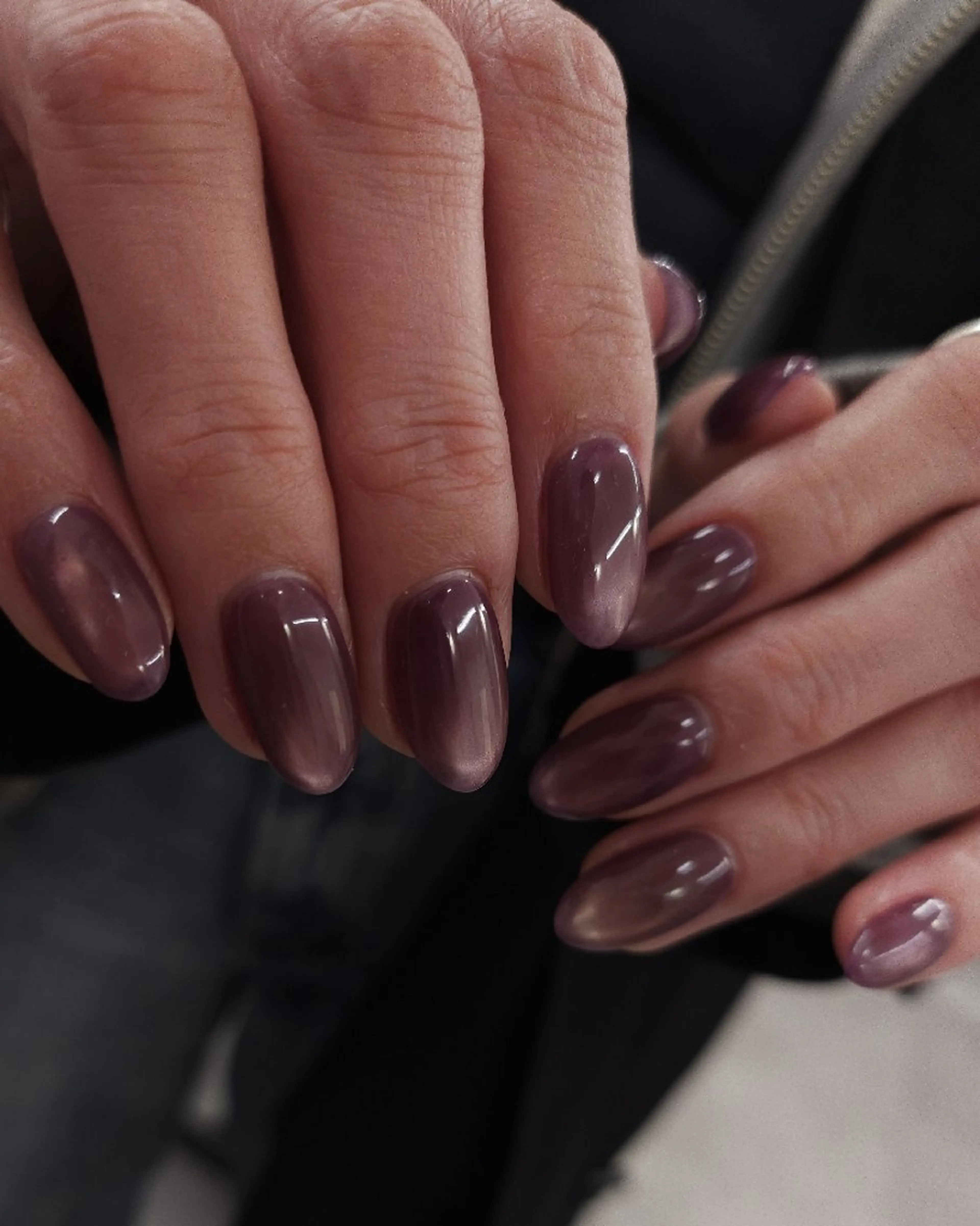 ネイル ジェルネイル マグネットネイル パラジェル 冬ネイル ハンドネイル puku nail 🌼kazu🌼のネイルデザイン